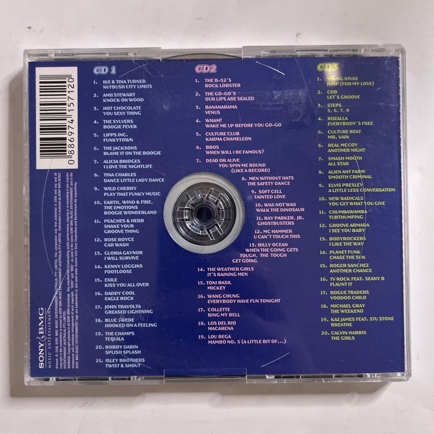 Various – Don't Stop Till You Drop - 60 Great Party Hits (CD, 2008, 3-Disc)