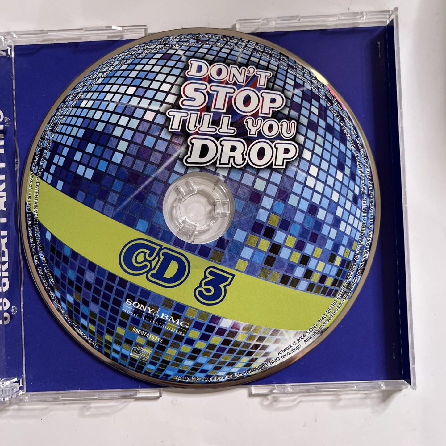 Various – Don't Stop Till You Drop - 60 Great Party Hits (CD, 2008, 3-Disc)