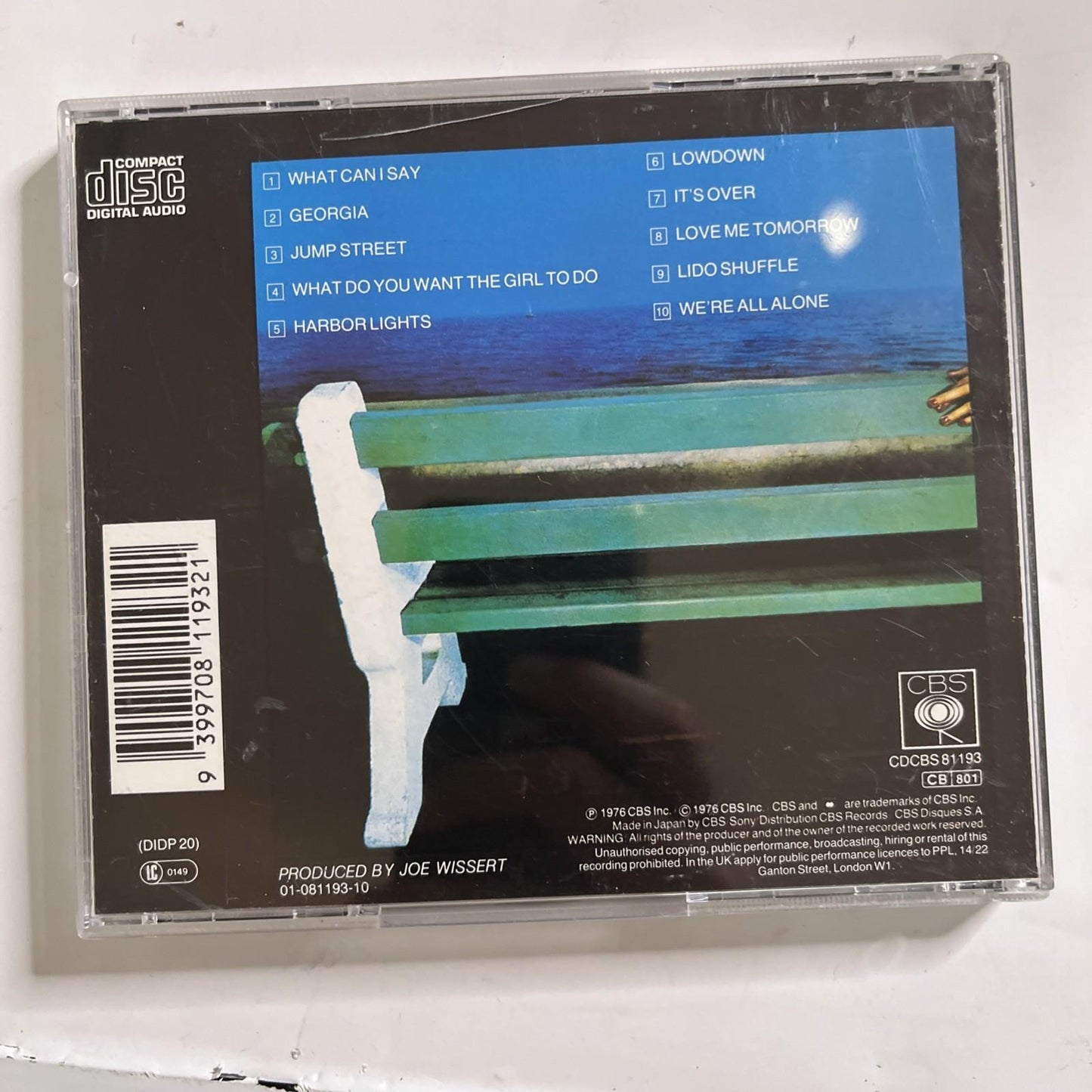Boz Scaggs – Silk Degrees (CD) Australia CDCBS 81193