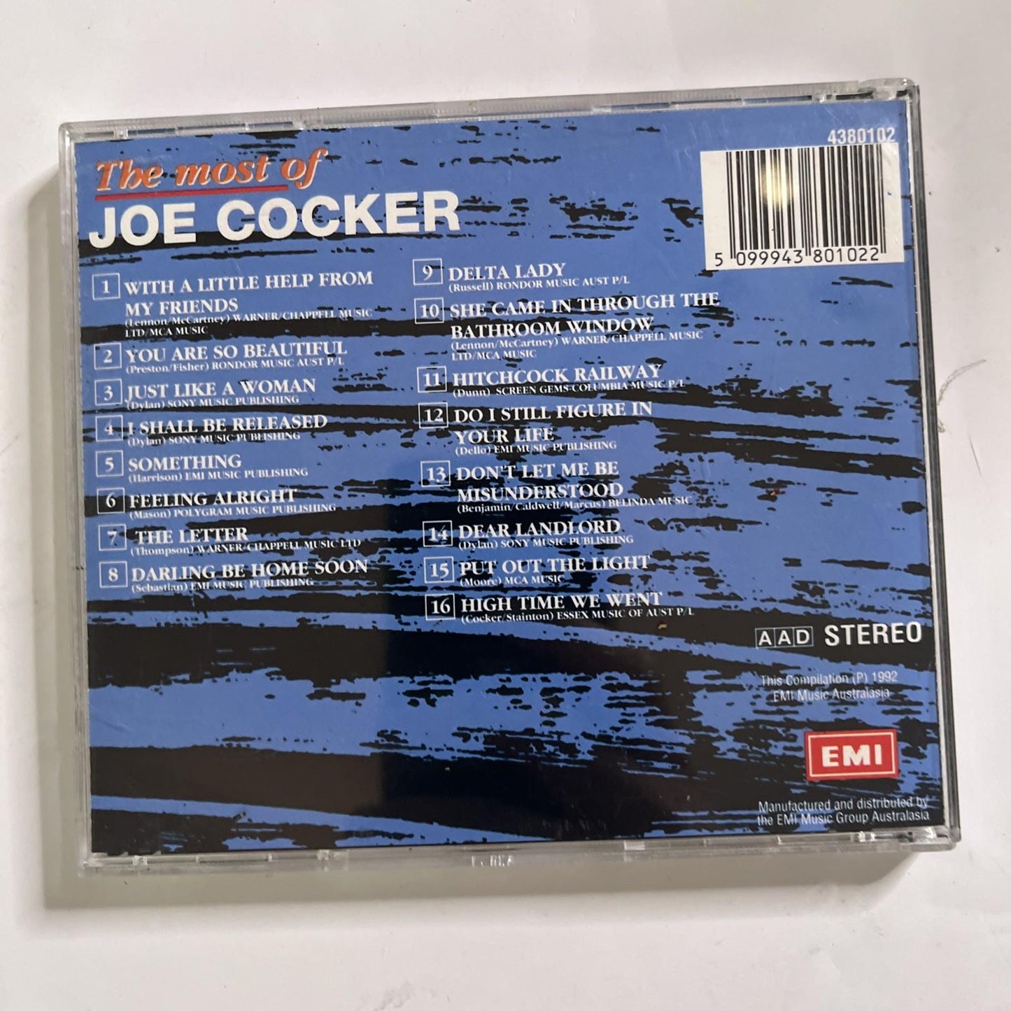 Joe Cocker – The Most Of Joe Cocker (CD, 1992) Australia 4380102
