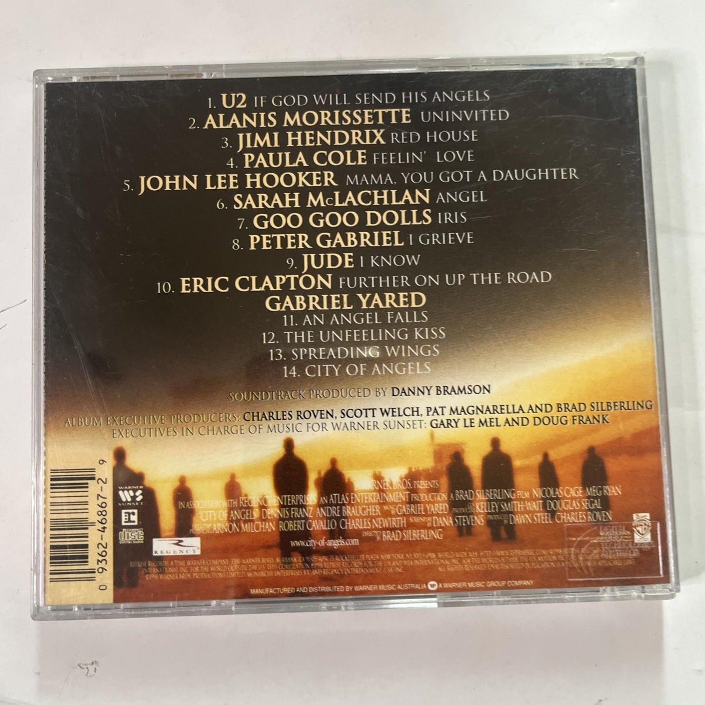 City Of Angels (Music From The Motion Picture) (CD, 1998) Australia 9362468672