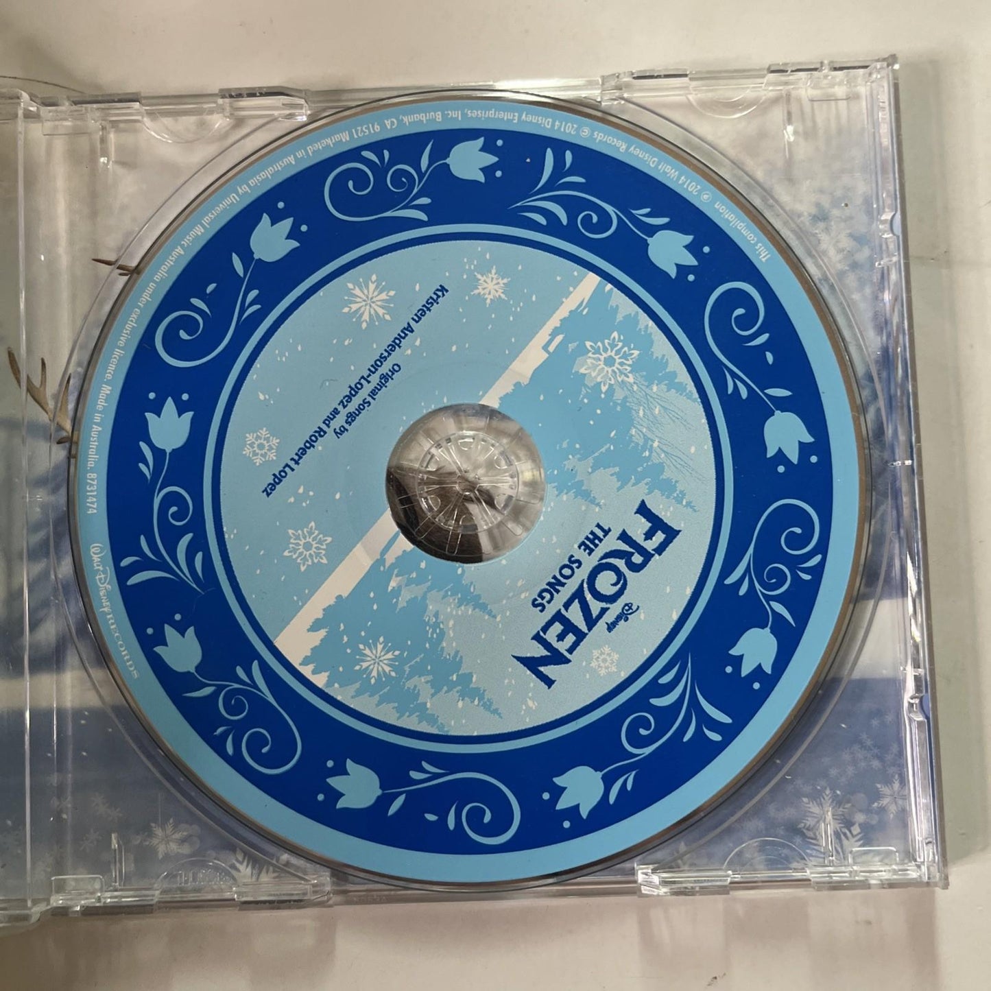 Kristen Anderson-Lopez, Robert Lopez – Frozen The Songs (CD, 2014) Australasia