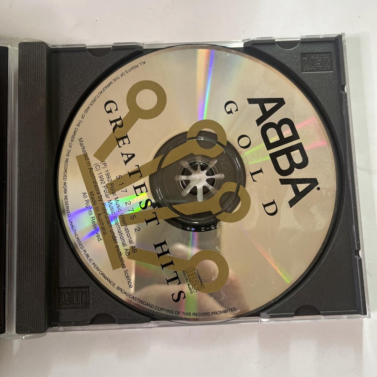 ABBA – Gold - Greatest Hits (CD, 1992) Australasia 517 275-2