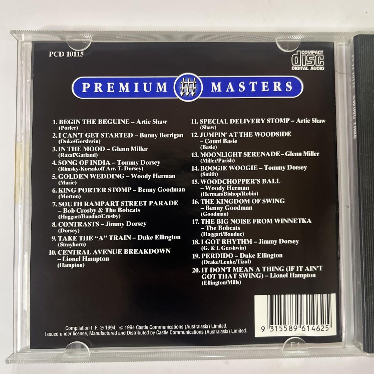 Various – Swing Time (CD, 1994) Australia PCD 10115