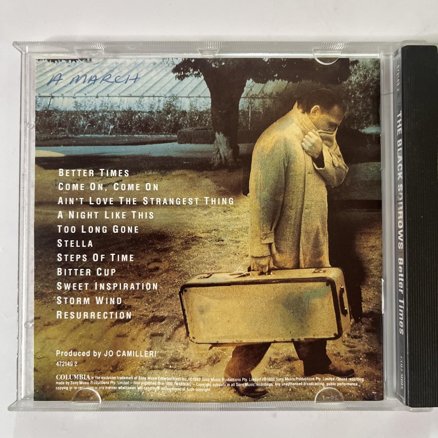 The Black Sorrows – Better Times (CD, 1992) Australia 472149 2