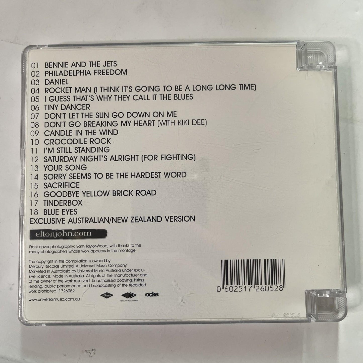 Elton John – Rocket Man - The Definitive Hits (CD, 2007) Australasia 1726052