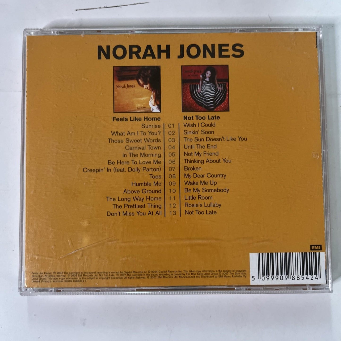 Norah Jones – Feels Like Home / Not Too Late (CD, 2007, 2-Disc) Australia  4