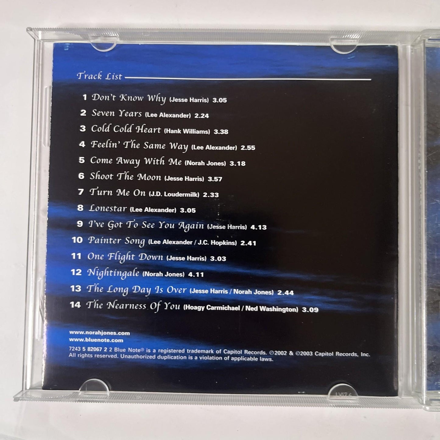 Norah Jones – Come Away With Me (CD, 2003) Australia 7243 5 82067 2 2