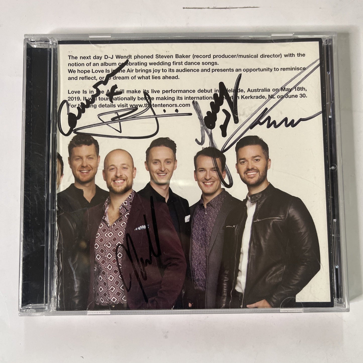 The Ten Tenors – Love Is In The Air (CD, 2019) Australia *Signed Copy*