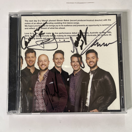 The Ten Tenors – Love Is In The Air (CD, 2019) Australia *Signed Copy*