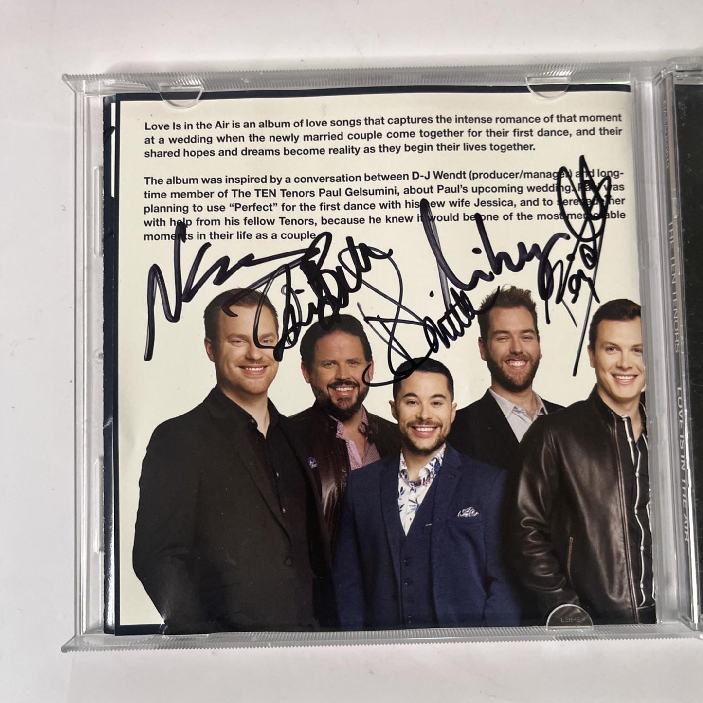 The Ten Tenors – Love Is In The Air (CD, 2019) Australia *Signed Copy*