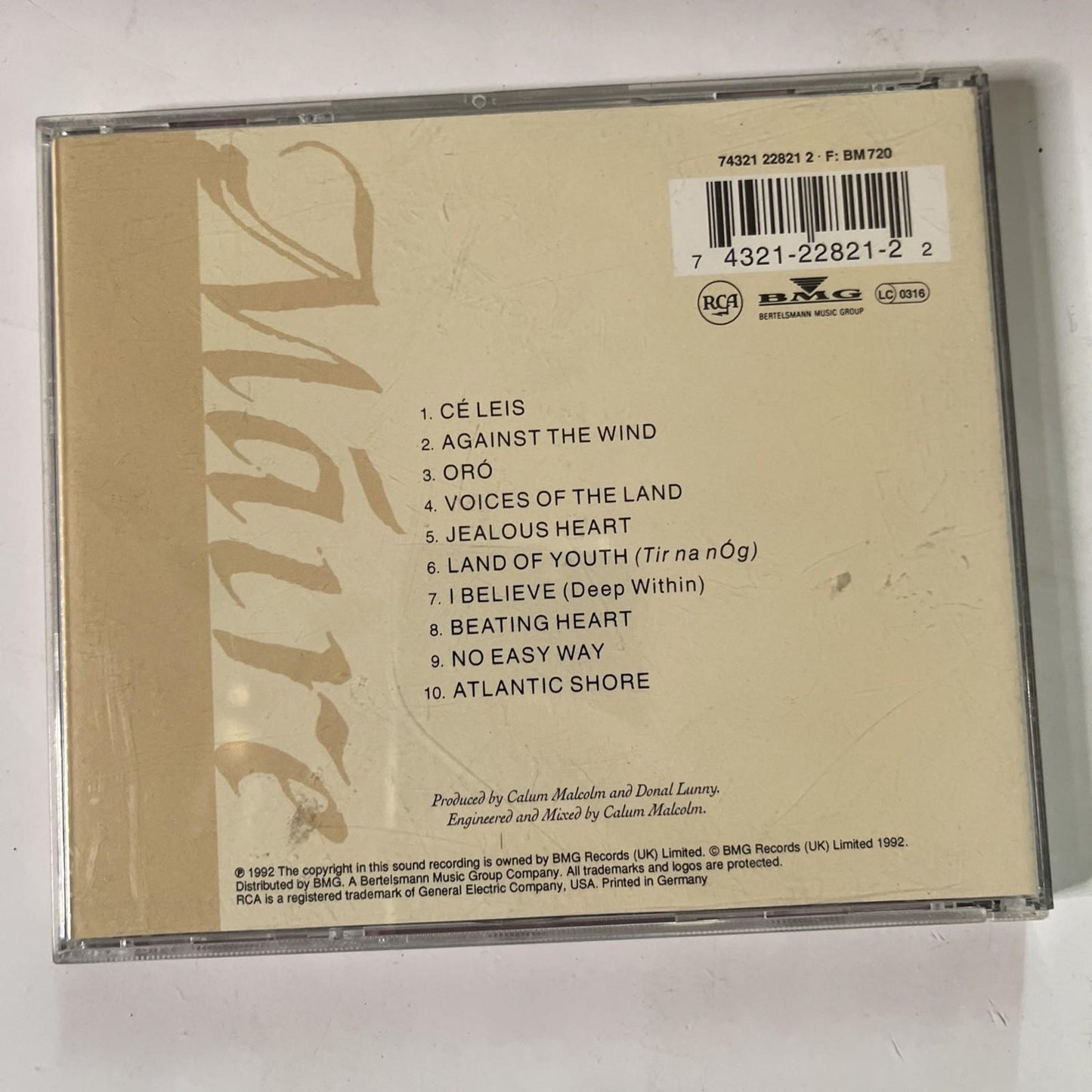 Maire Brennan – Máire (CD, 1992) Europe 74321 22821 2