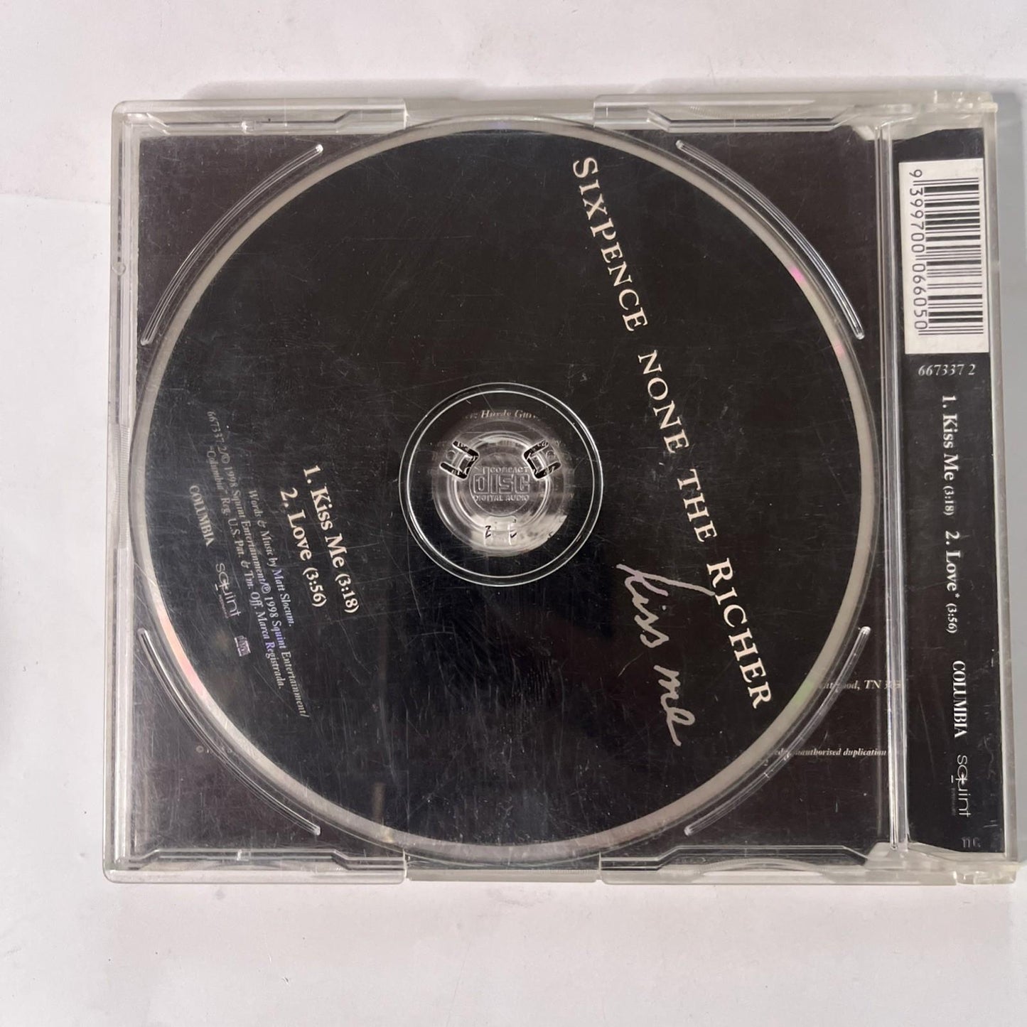 Sixpence None The Richer – Kiss Me (CD, 1999) Australia 667337 2