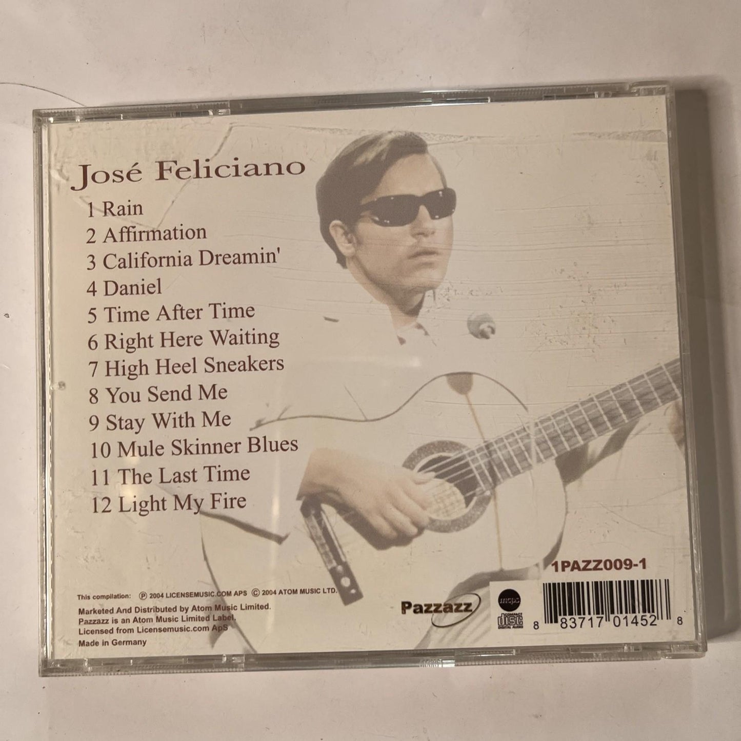 José Feliciano – Affirmation (CD, 2004) Europe 1PAZZ009-1