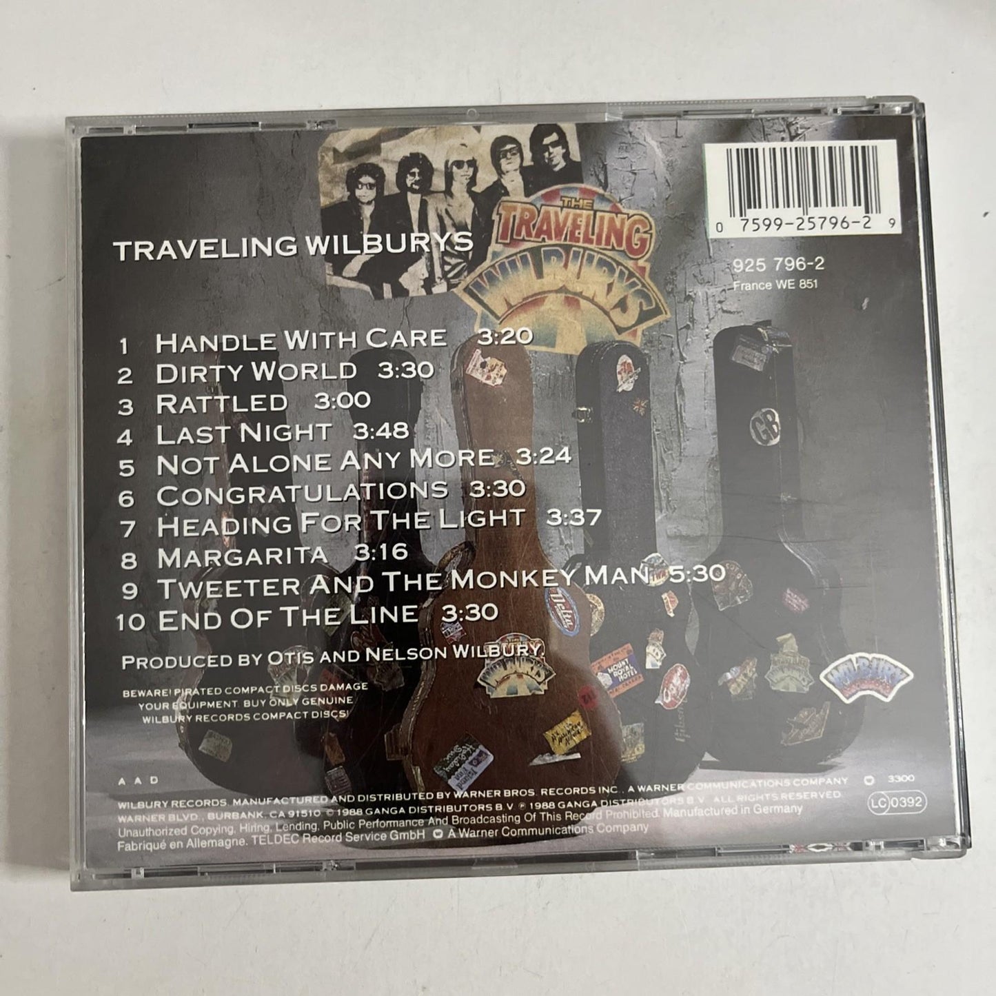 Traveling Wilburys – Volume One (CD, 1988) Europe 925 796-2