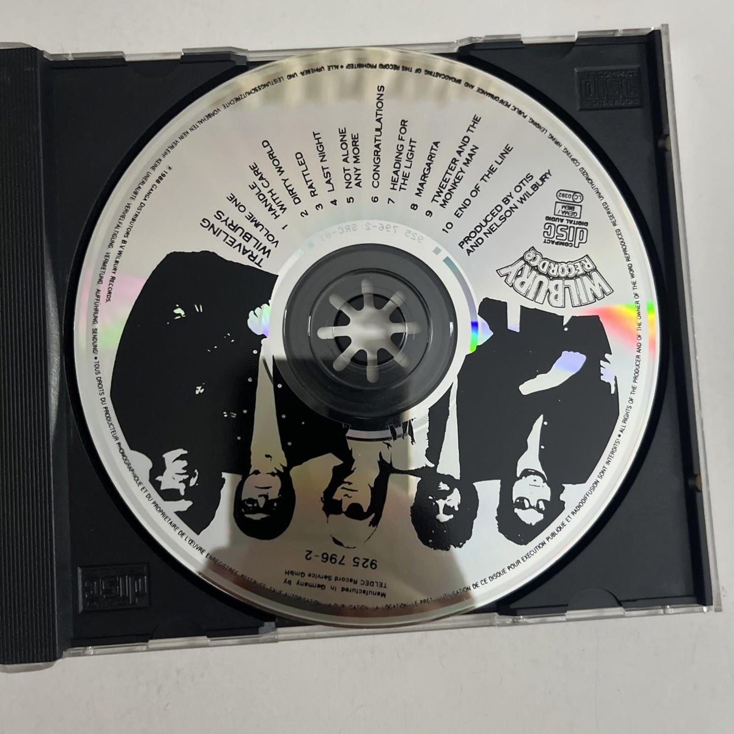 Traveling Wilburys – Volume One (CD, 1988) Europe 925 796-2