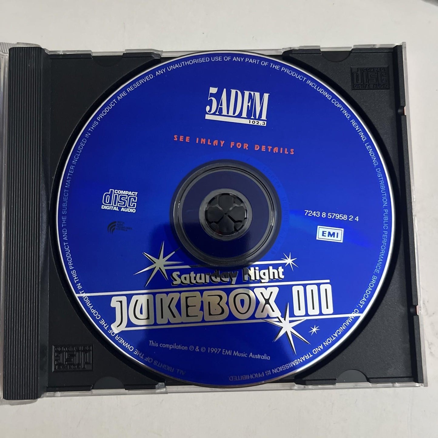 Various – 5AD-FM Saturday Night Jukebox III (CD, 1997) Australia 8579582