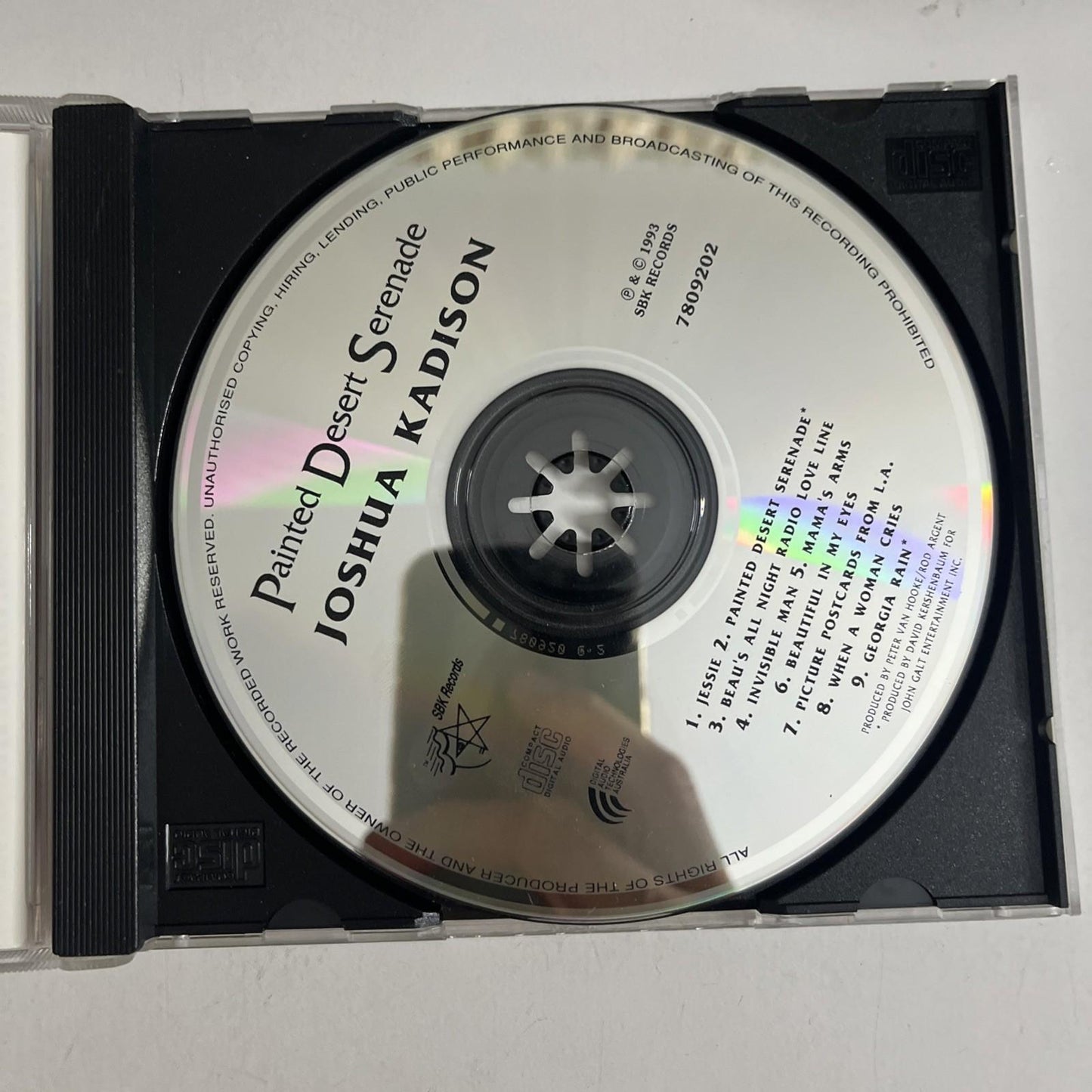 Joshua Kadison – Painted Desert Serenade (CD, 1993)  US 0777 7 80920 2 5