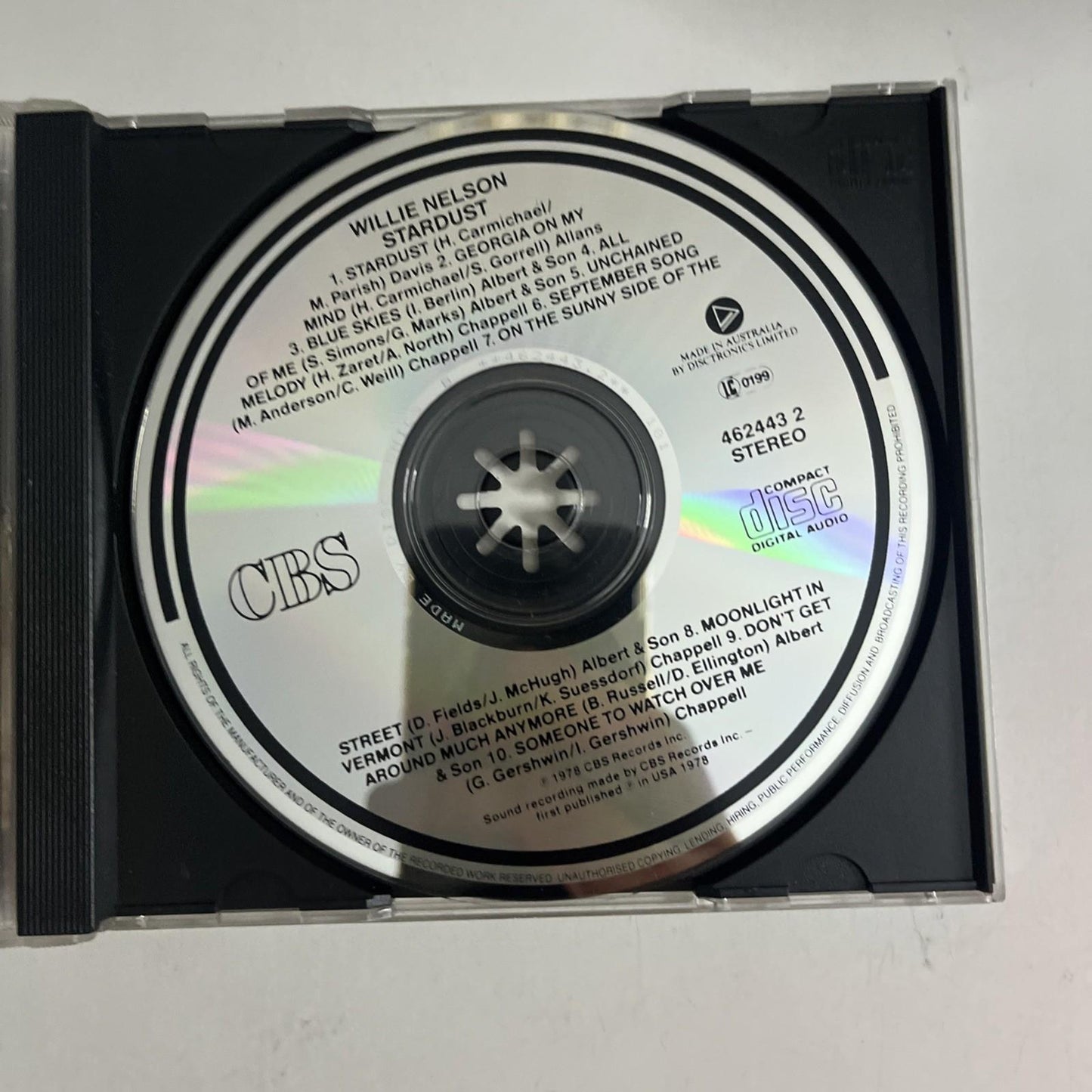 Willie Nelson – Stardust (CD, 1996) Australia