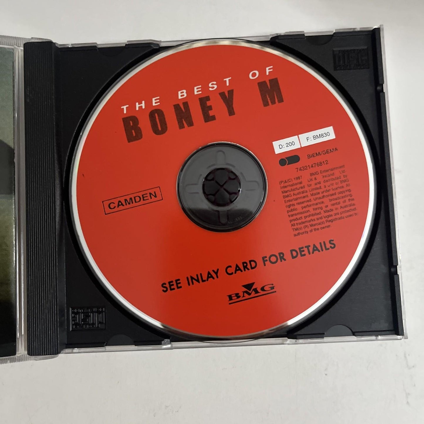 Boney M. – The Best Of (CD, 1997) Album Australia