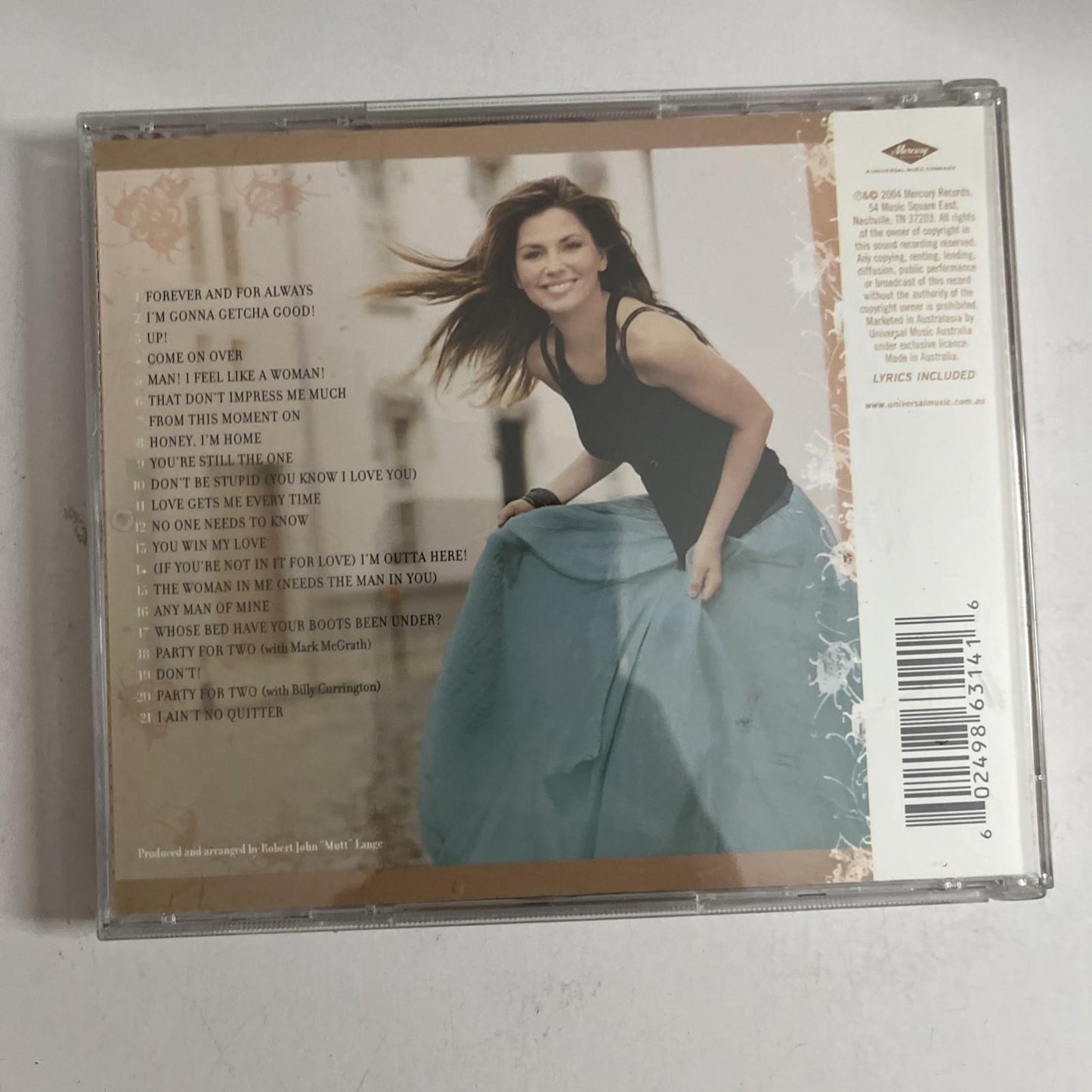Shania Twain – Greatest Hits (CD, 2004) Australasia 9863141