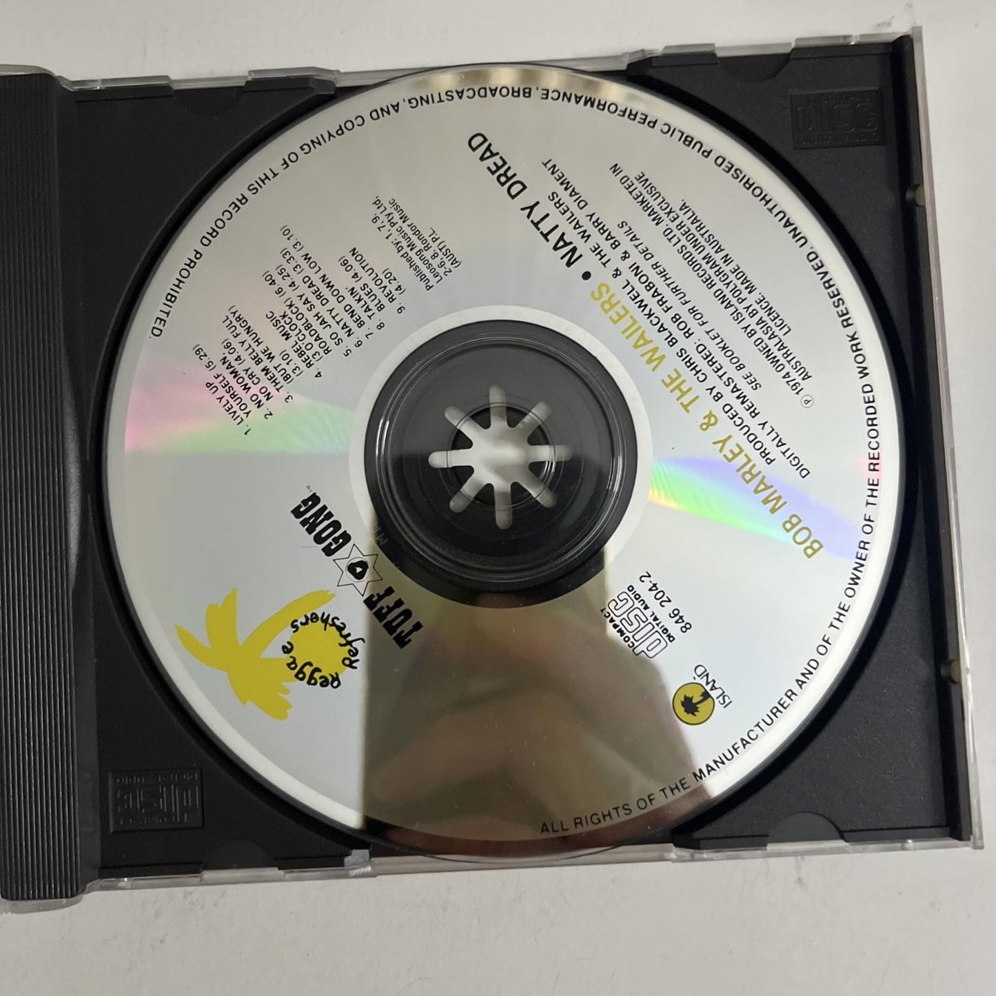 Bob Marley & The Wailers – Natty Dread (CD, 1990) Australia 846 204-2
