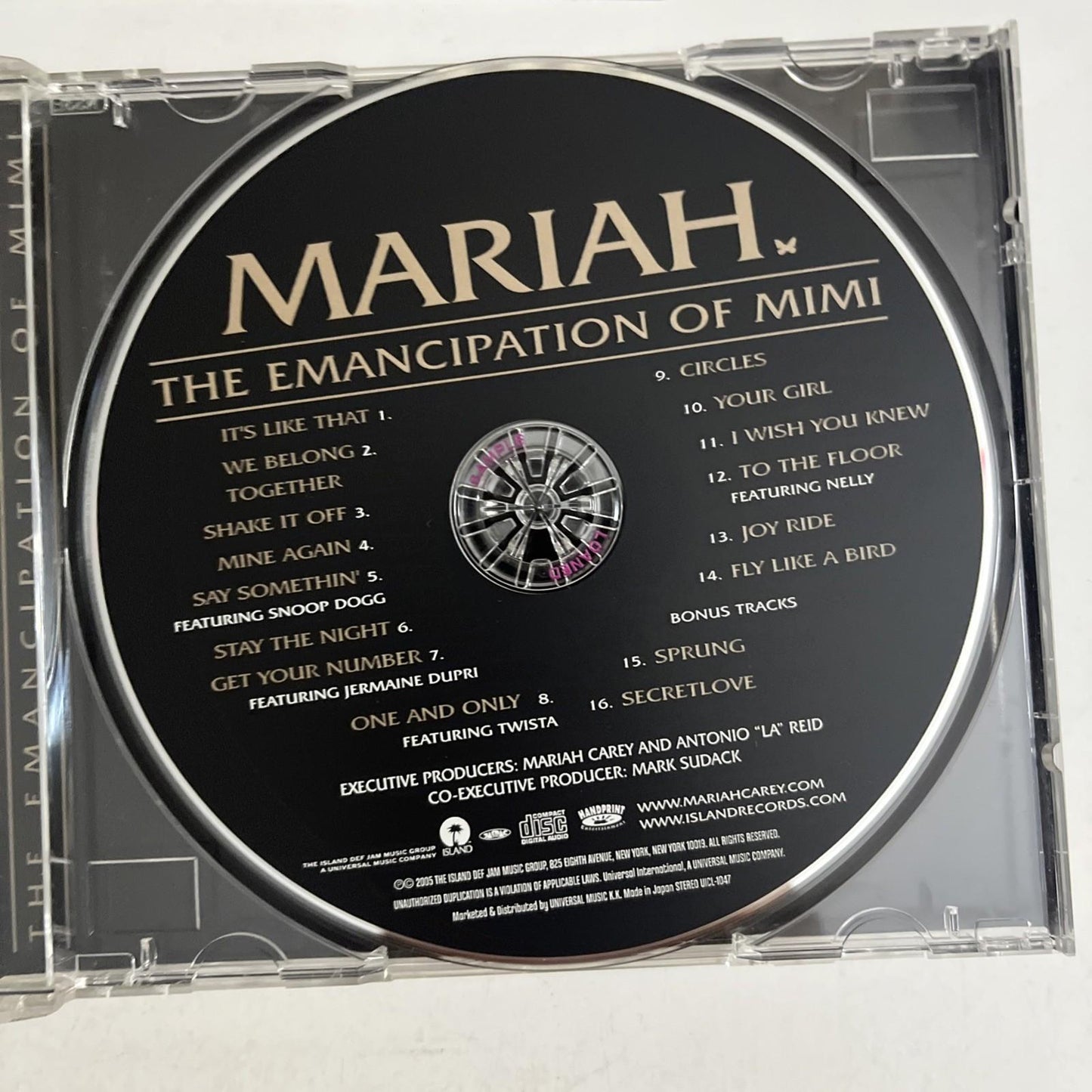 Mariah Carey – The Emancipation Of Mimi (CD, 2005)  Japan UICL-1047