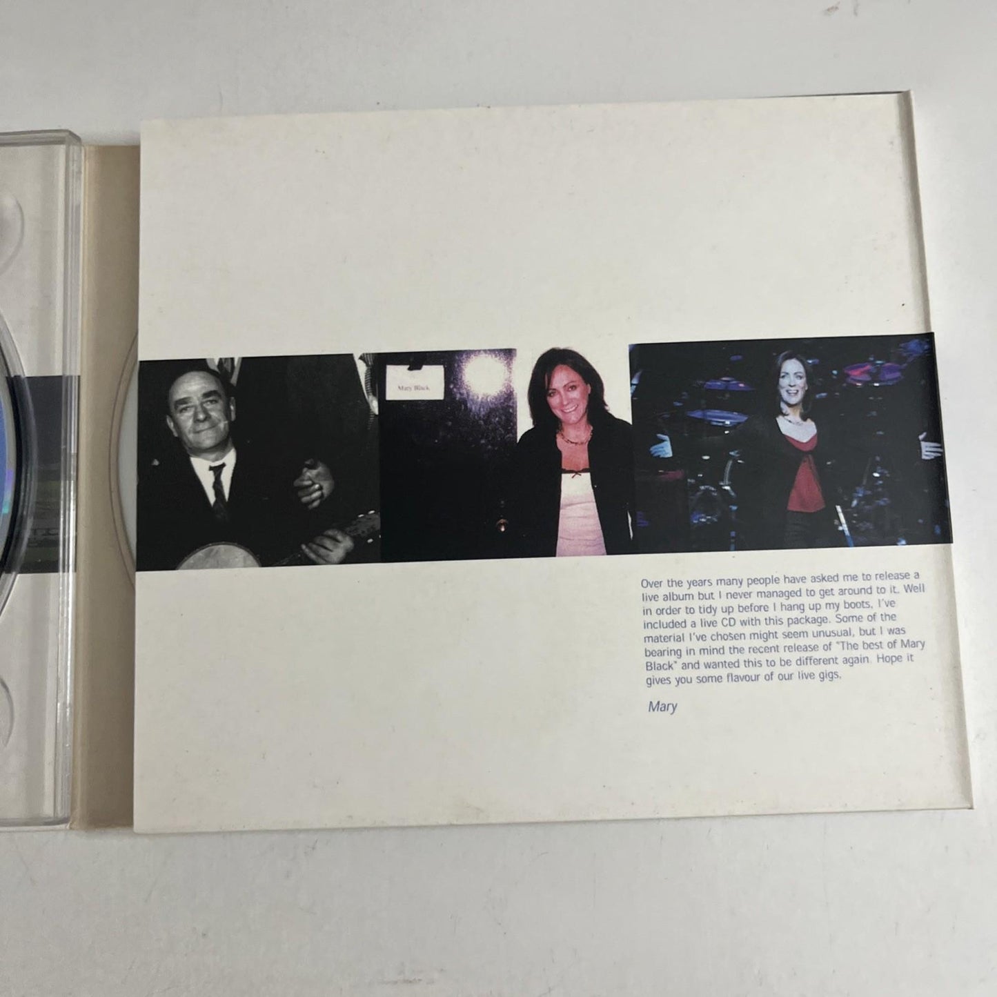 Mary Black – Live (CD + DVD, 2002, 2-Disc) Ireland Digipak Gatefold Torte CD 250