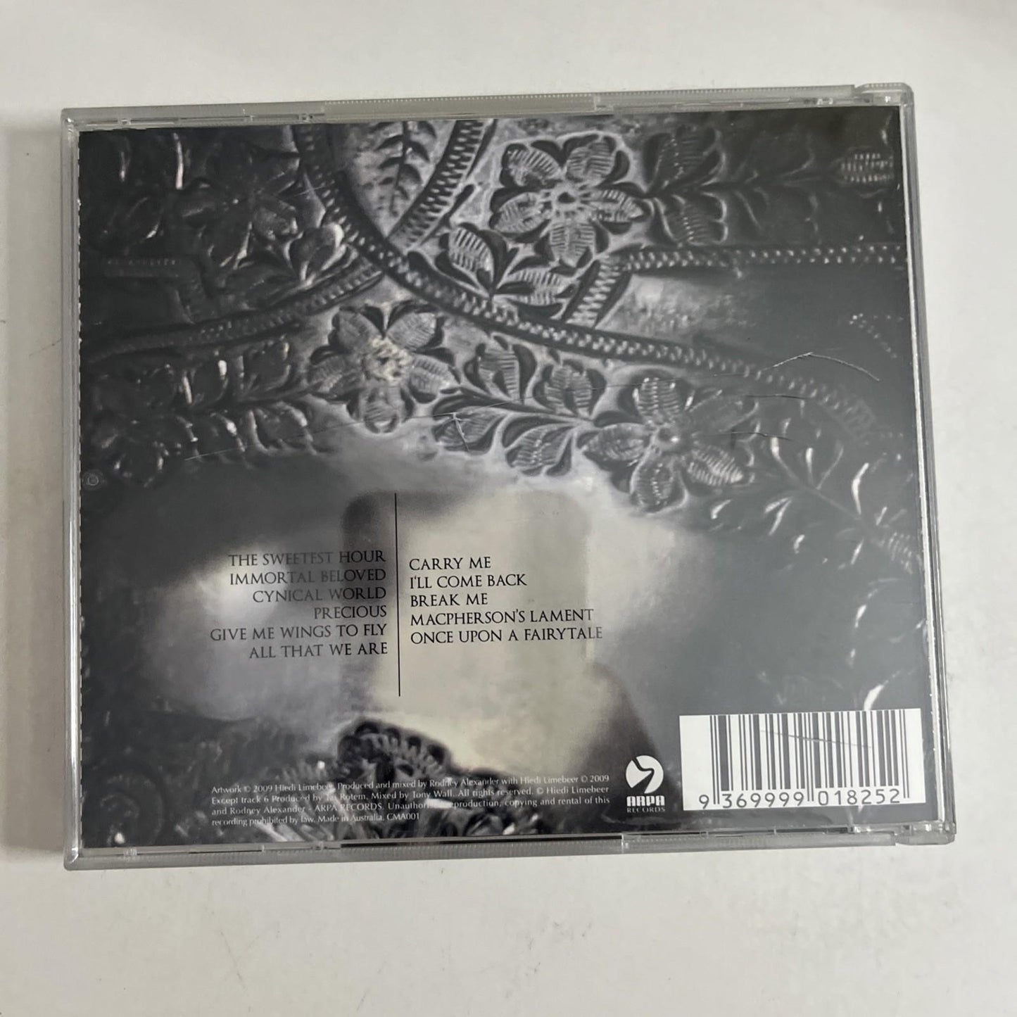 Hiedi Limebeer – Carry Me Away (CD, 2009) Australia CMA001