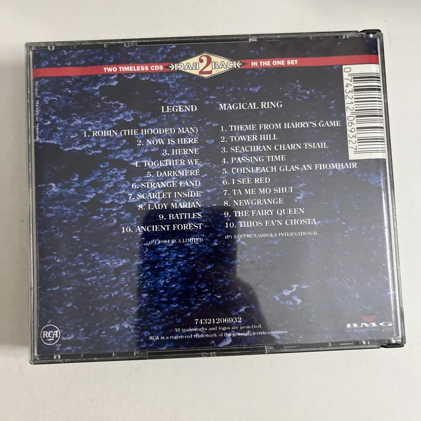 Clannad – Legend / Magical Ring (CD, 2-Disc) Australia 74321 20693 2
