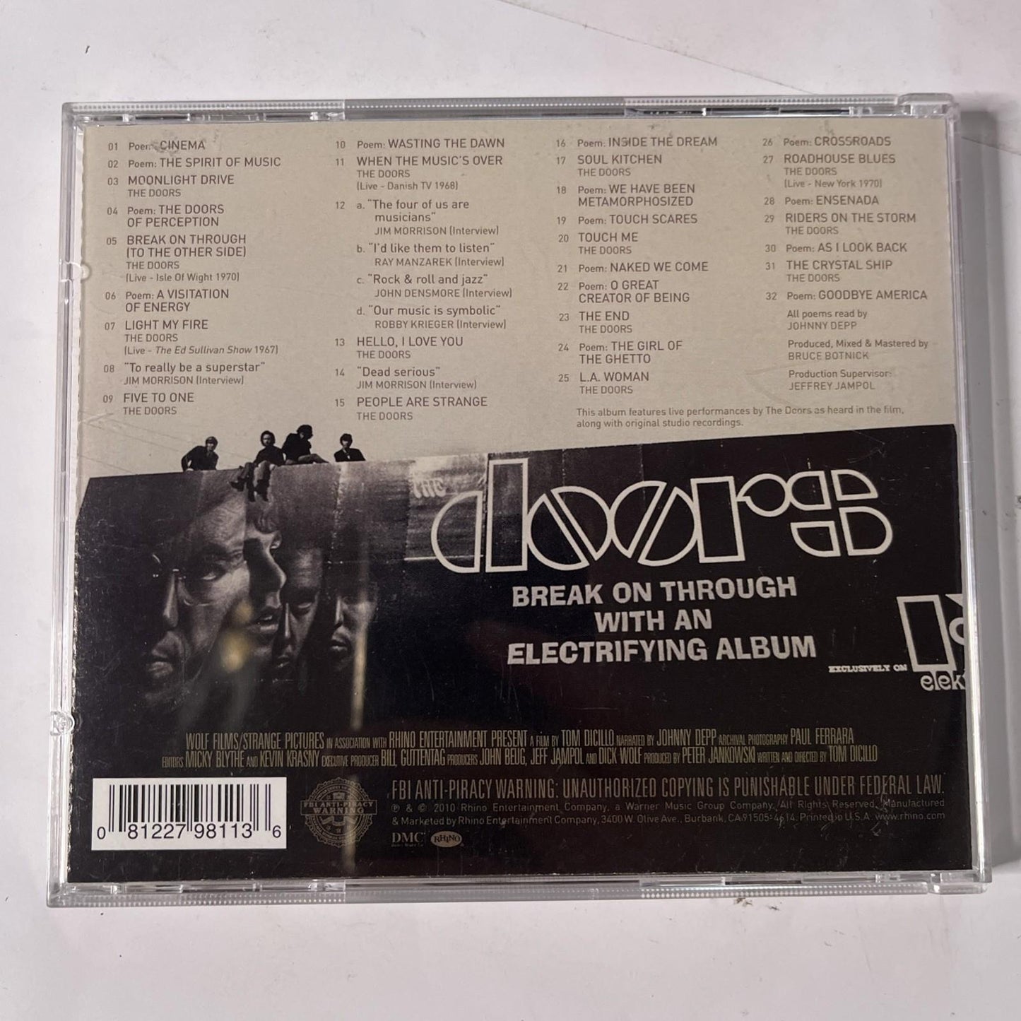 The Doors – When You're Strange: A Film About The Doors (Soundtrack) (CD, 2010)