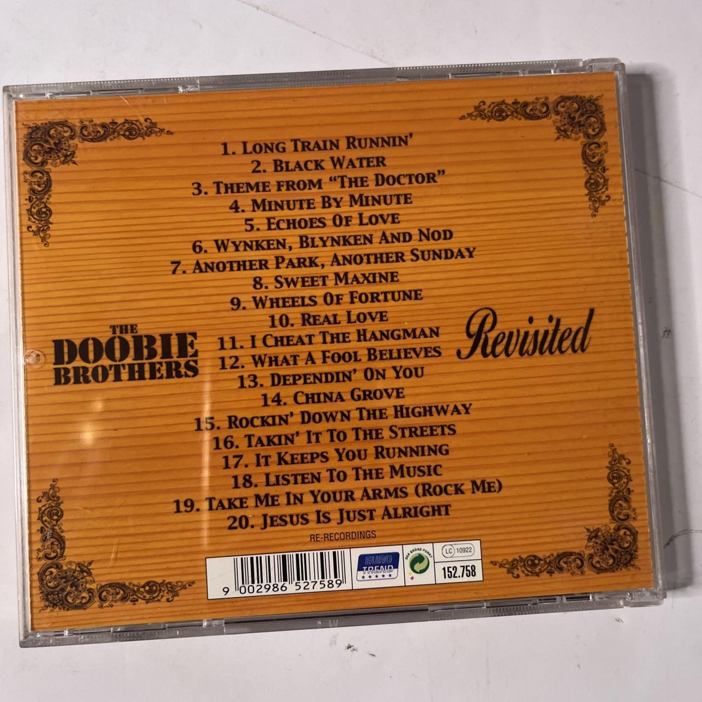 The Doobie Brothers – Revisited (CD, 1999) Japan PB-316A