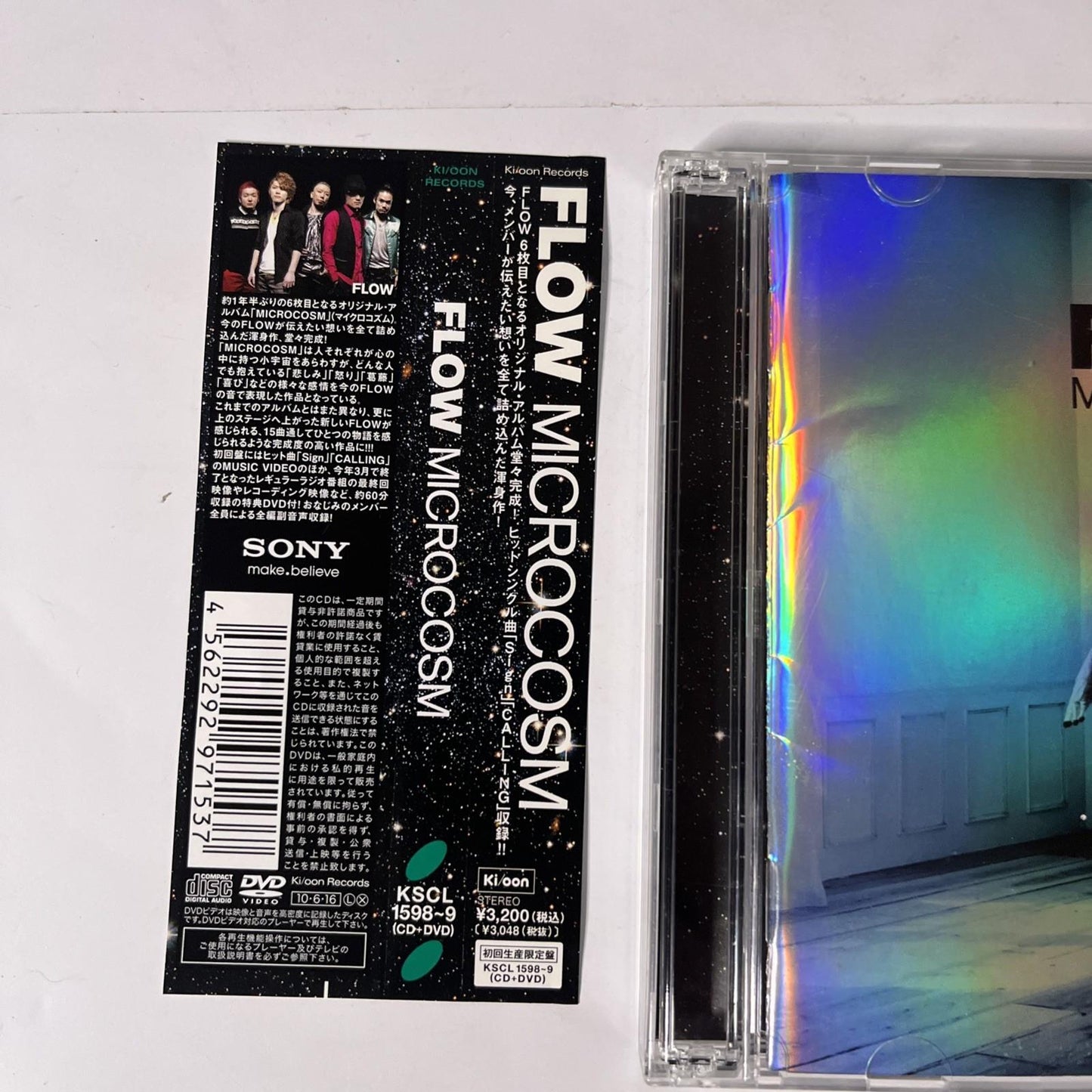 Flow – Microcosm (CD + DVD, 2010, 2-Disc) Japan Obi KSCL-1600