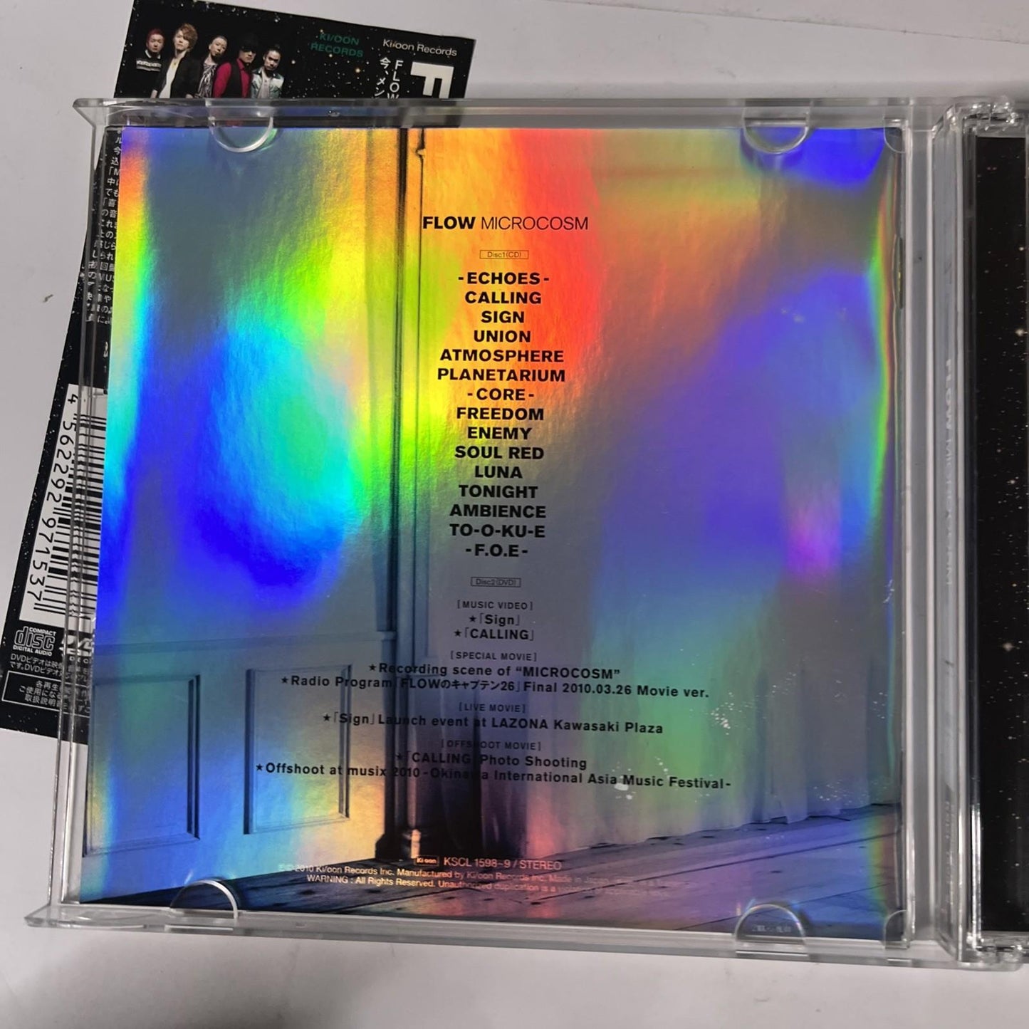 Flow – Microcosm (CD + DVD, 2010, 2-Disc) Japan Obi KSCL-1600