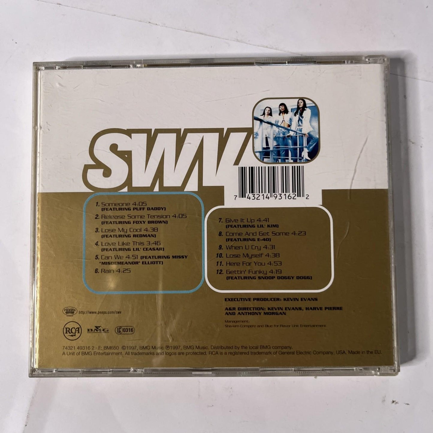 SWV – Release Some Tension (CD, 1997) Europe 74321 49316 2