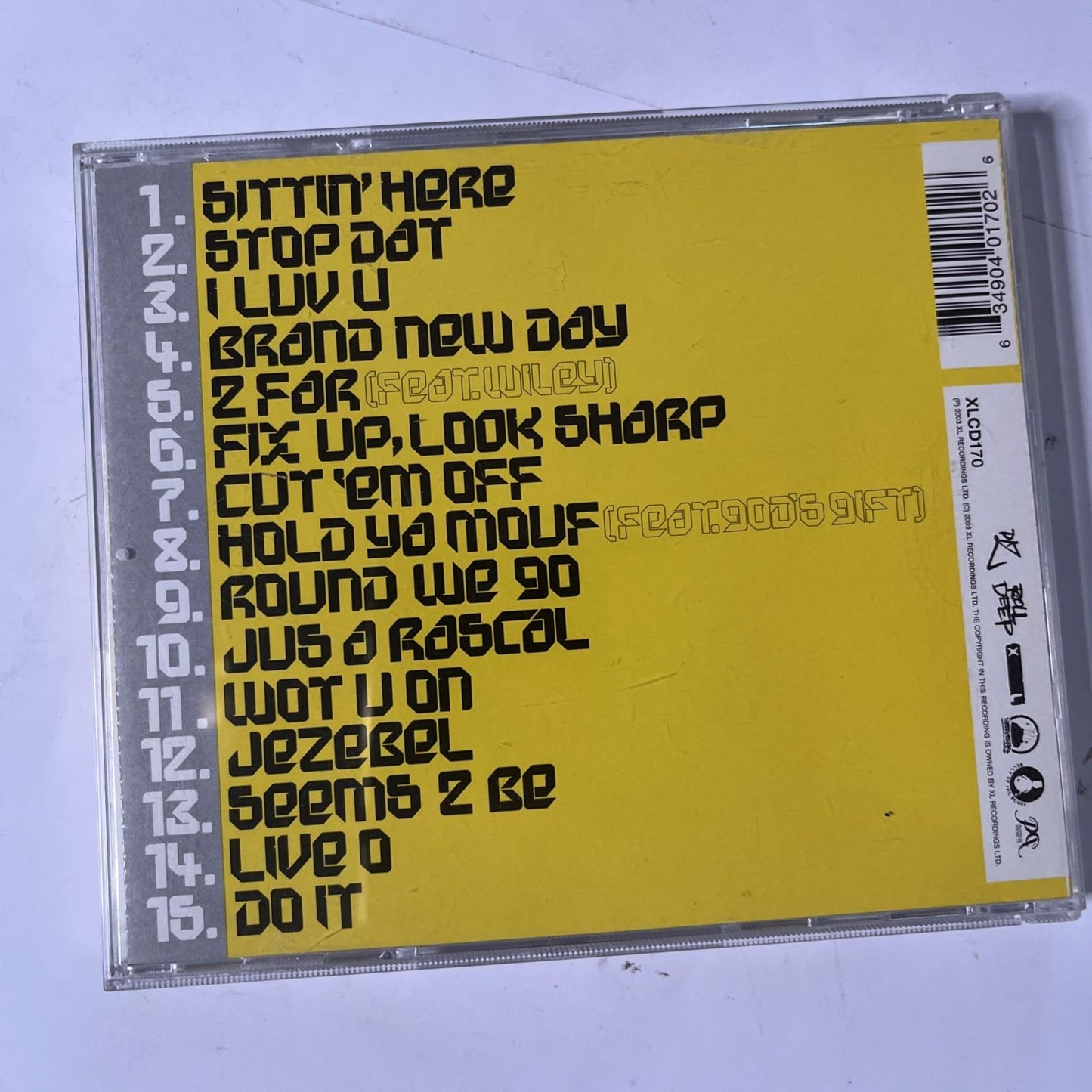 Dizzee Rascal – Boy In Da Corner (CD, 2003) UK XLCD170