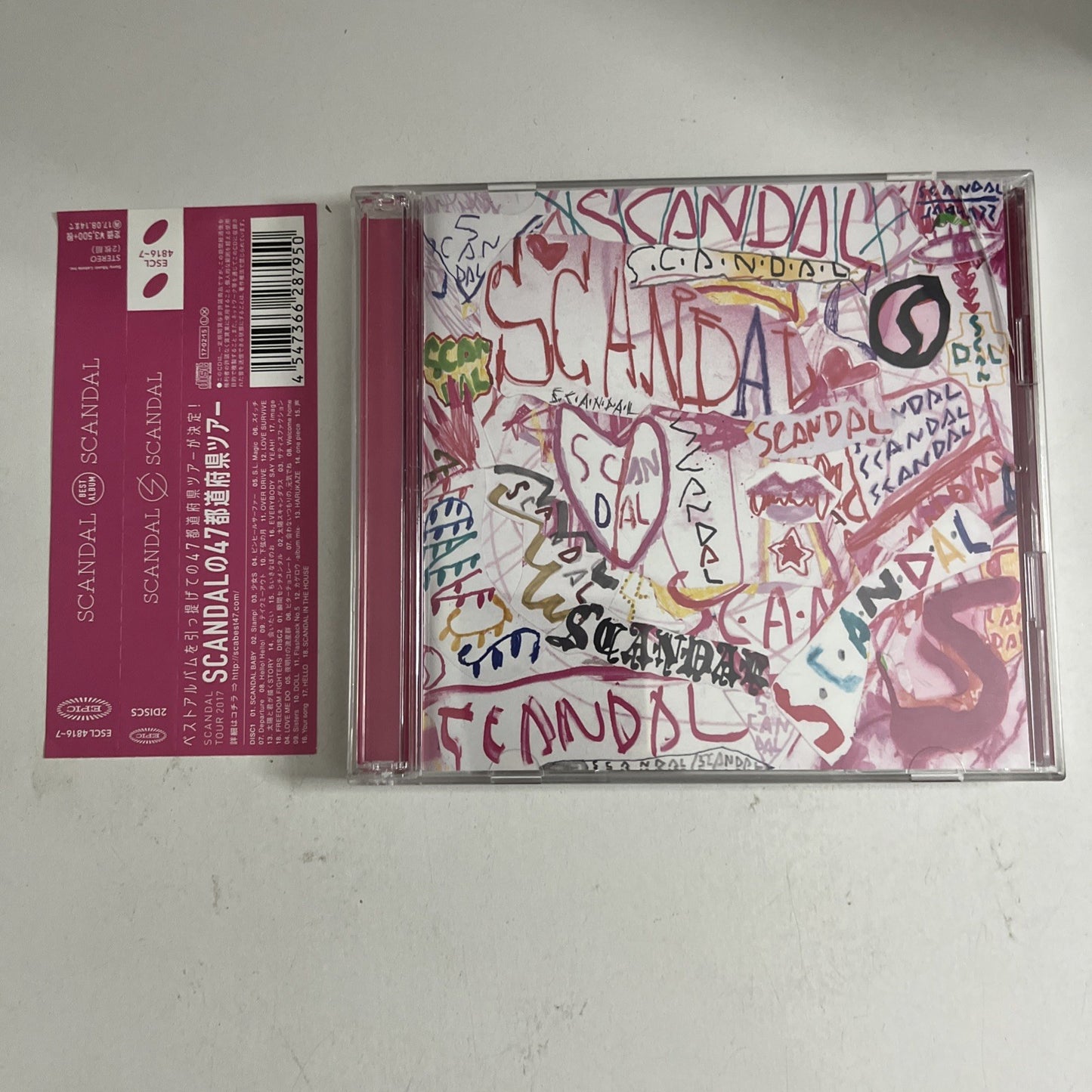 SCANDAL – Scandal (CD, 2017, 2-Disc) Japan Obi ESCL-4816~7