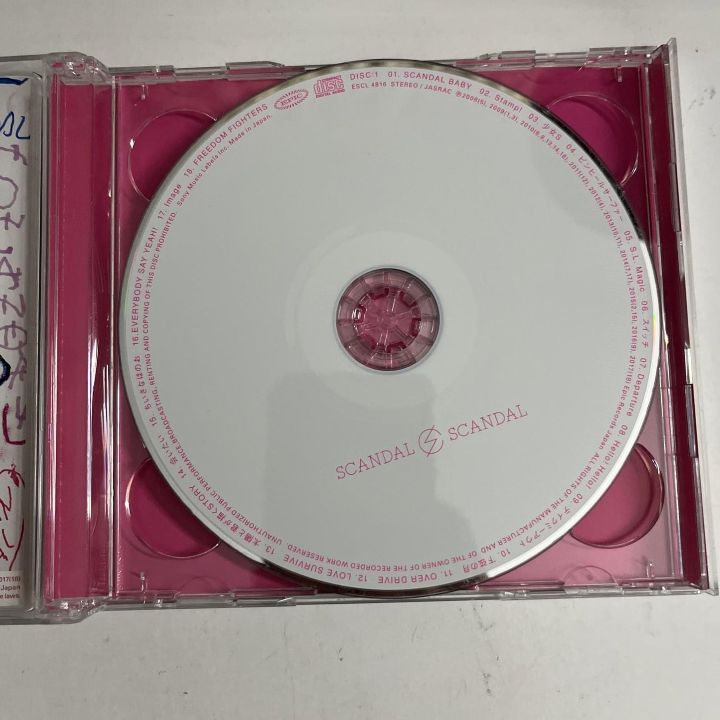 SCANDAL – Scandal (CD, 2017, 2-Disc) Japan Obi ESCL-4816~7