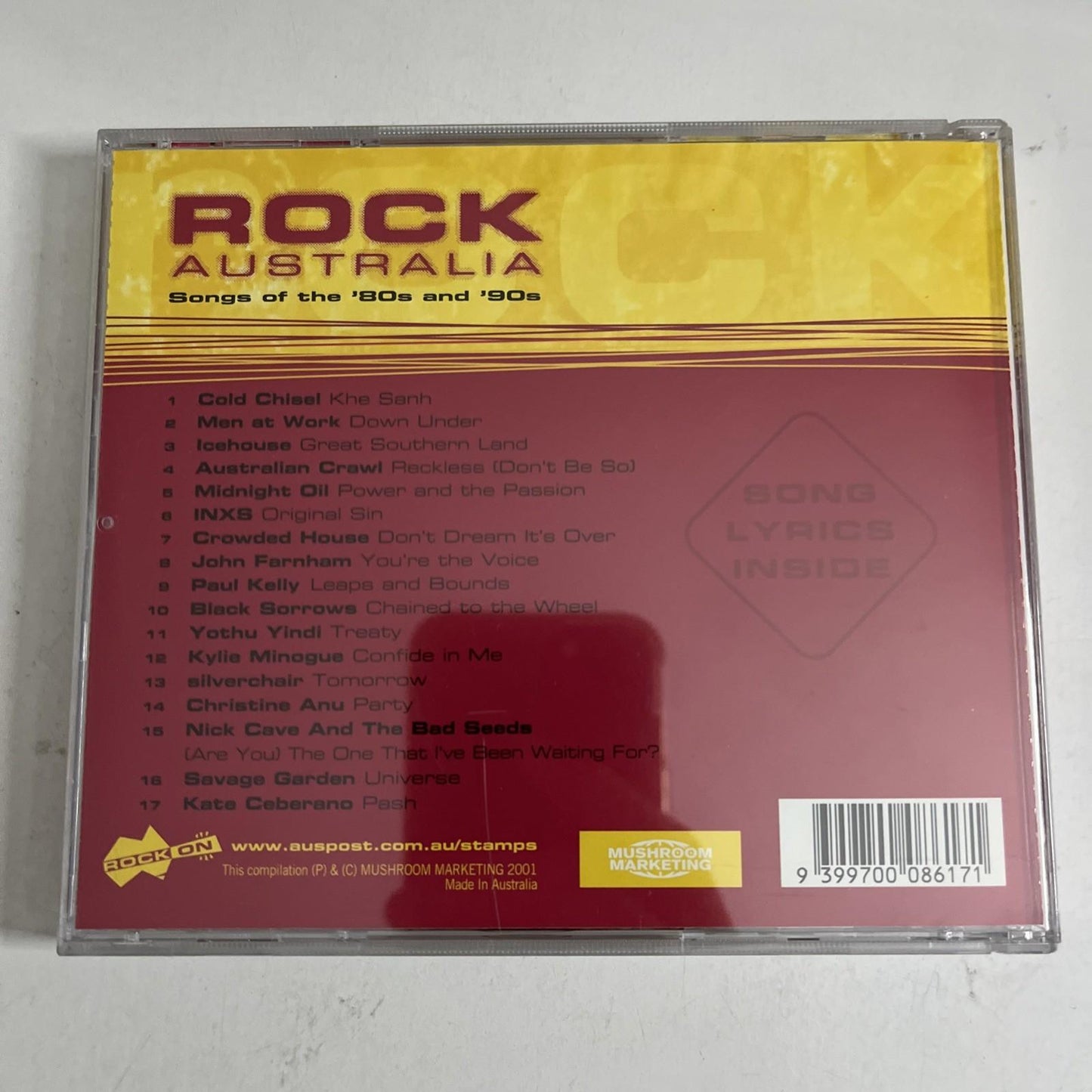 Various – Rock Australia: Songs Of The '80s And '90s (CD, 2001)