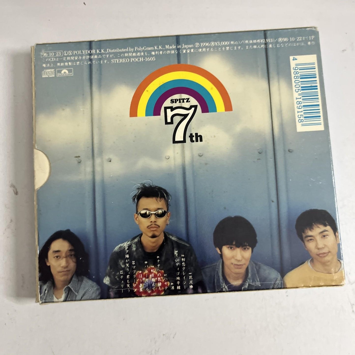 Spitz – Indigo Horizon インディゴ地平線 (CD, 1996) Japan POCH-1605