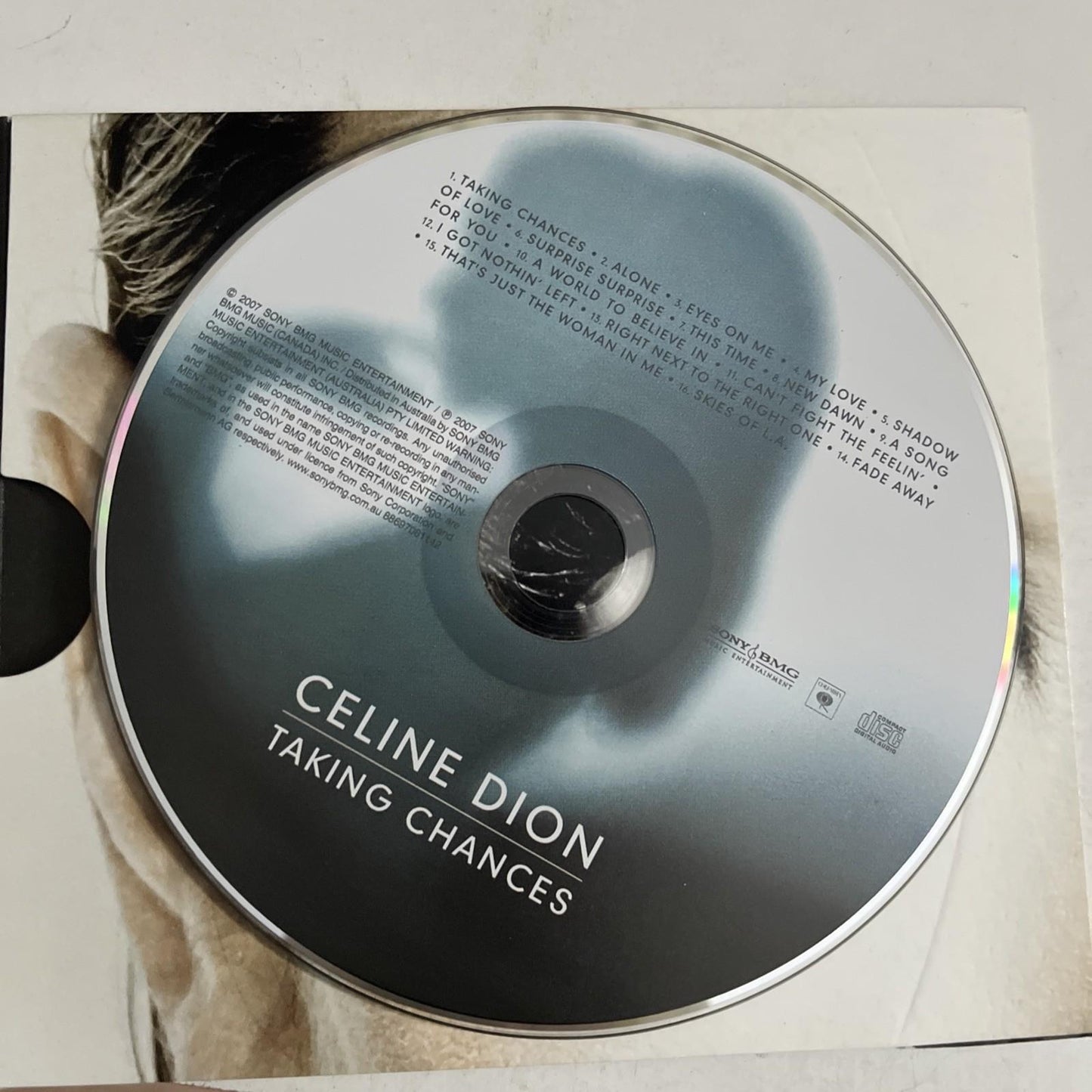 Céline Dion – Taking Chances (CD, 2007) Australia Digipak 88697 08114 2