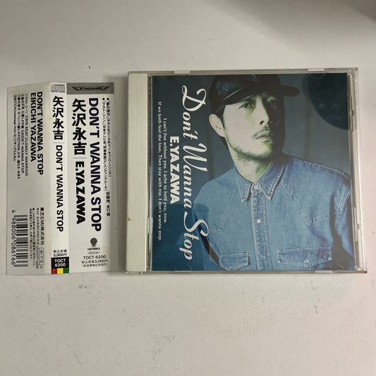 Eikichi Yazawa – Don't Wanna Stop (CD, 1991) Japan Obi TOCT-6200
