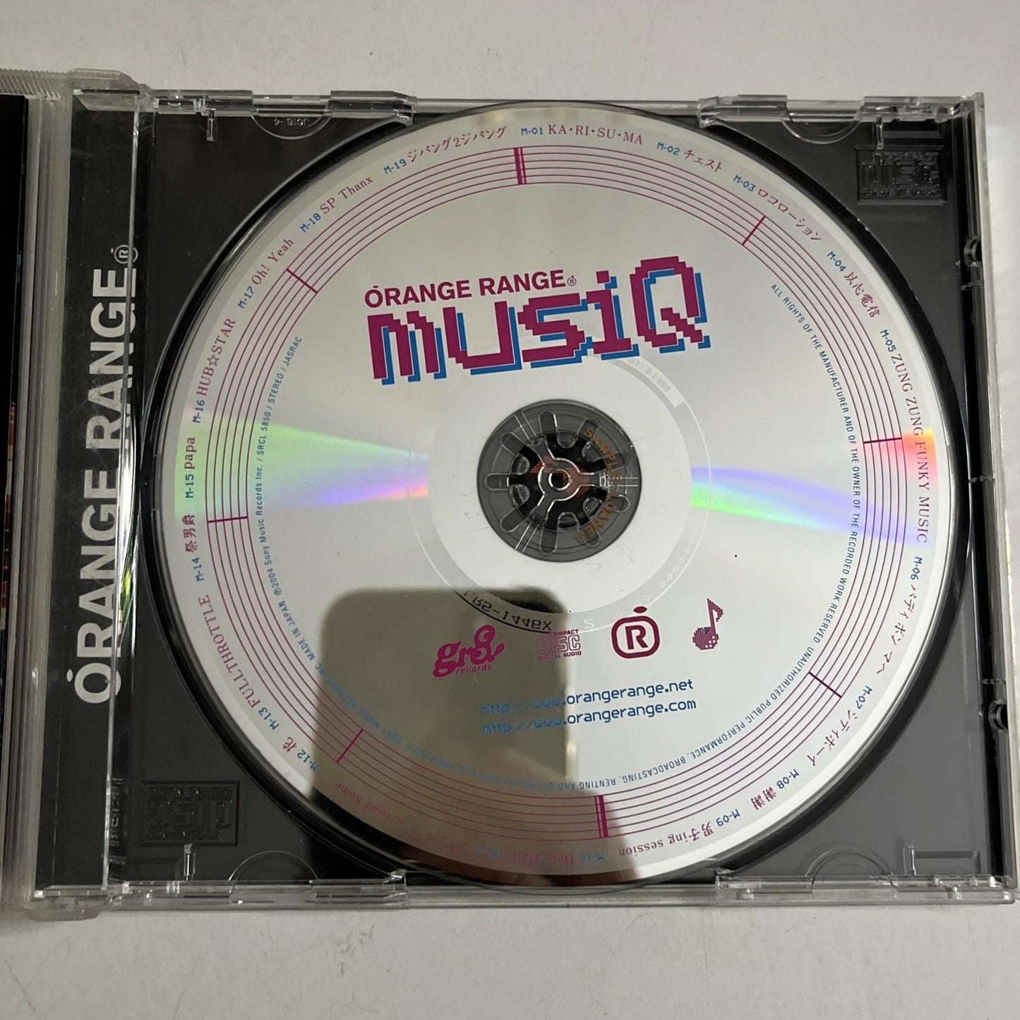 ORANGE RANGE – MusiQ (CD, 2004) Japan SRCL 5850