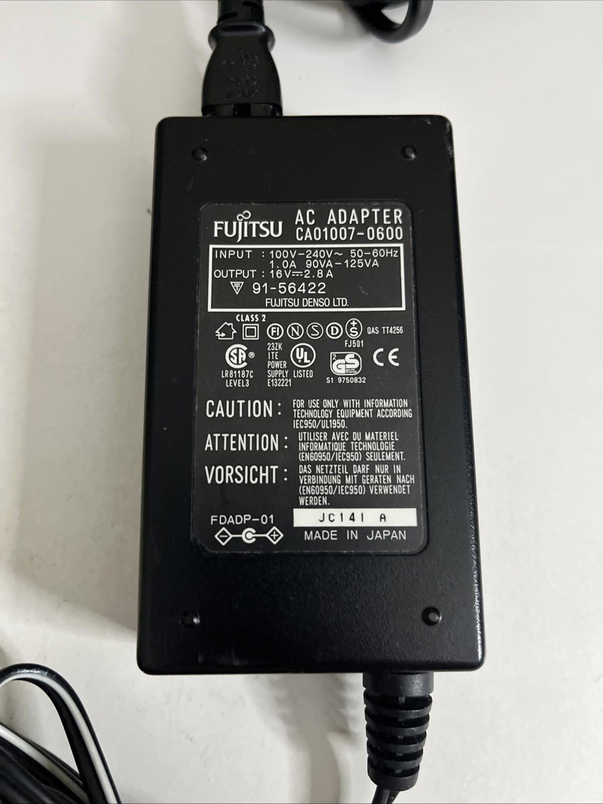 Genuine Fujitsu CA01007-0600 Power Supply 16V 2.8A Lifebook Laptop Charger