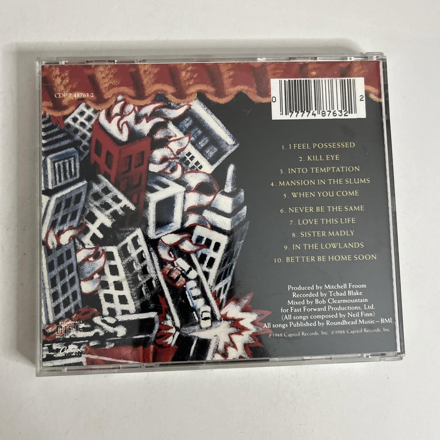 Crowded House – Temple Of Low Men (CD, 1988) Australia