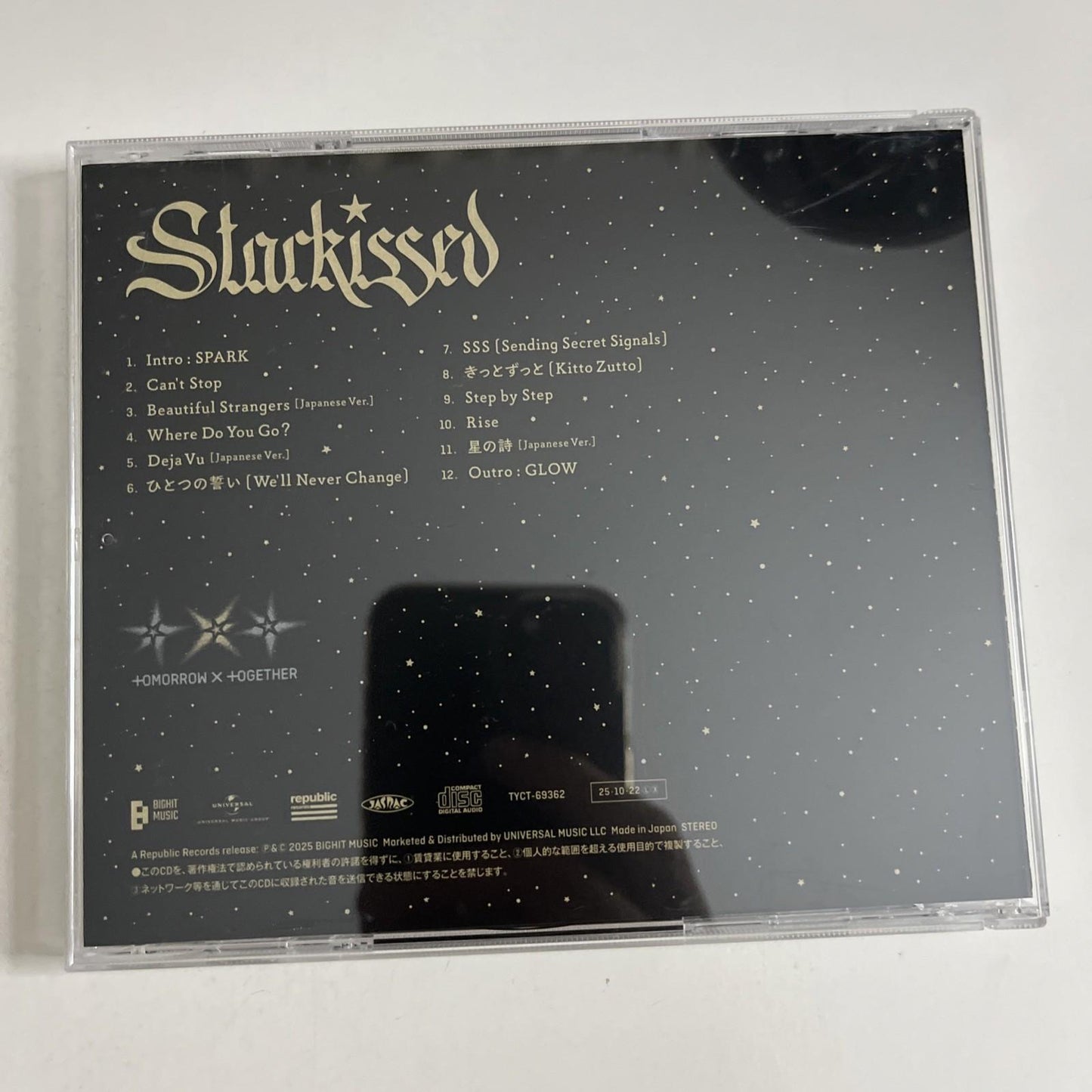 Tomorrow X Together TXT – Starkissed Taehyun Version (CD, 2025) Japan Obi K-Pop