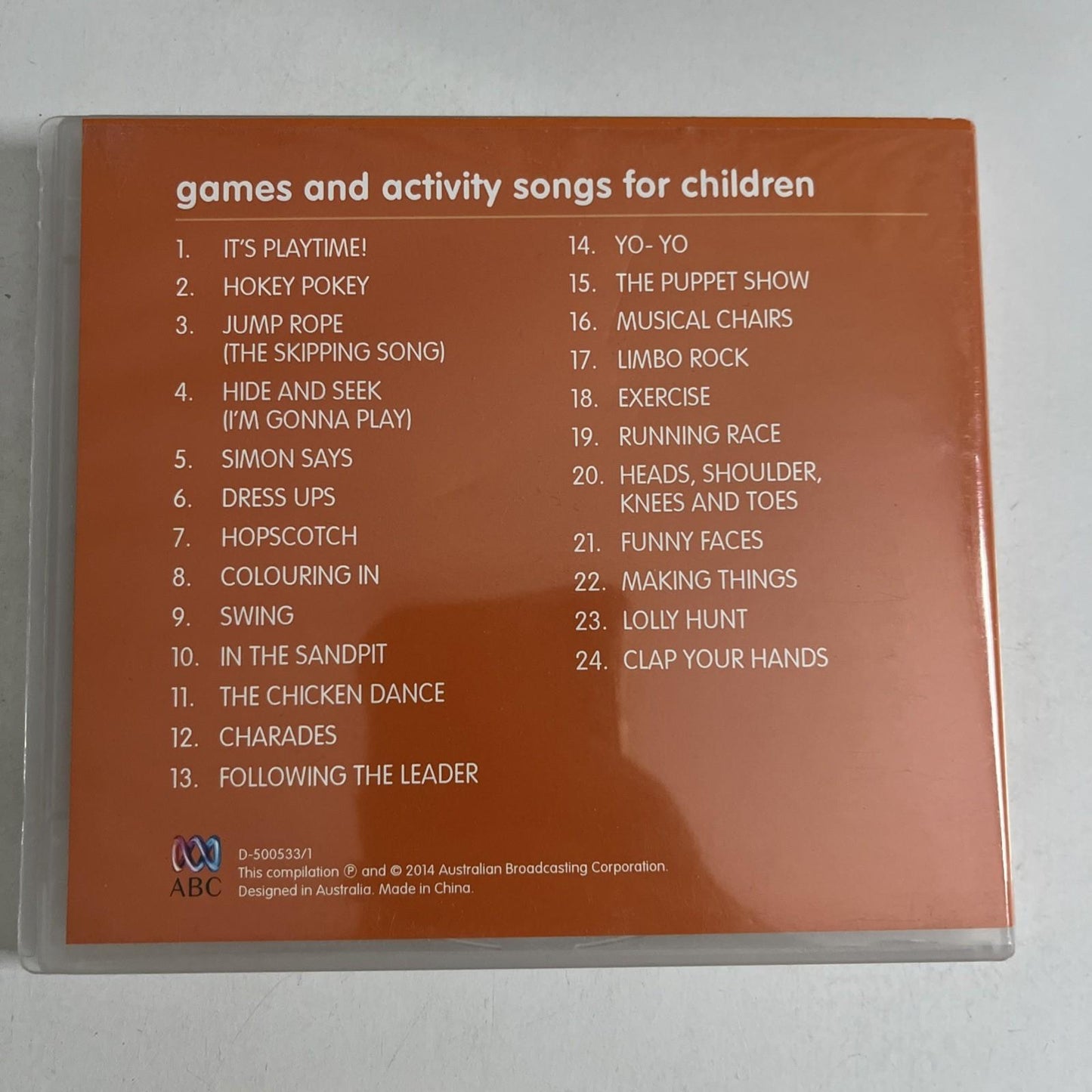 ABC Kids - Games And Activity Songs For Children (CD, 2014) D-500533/1