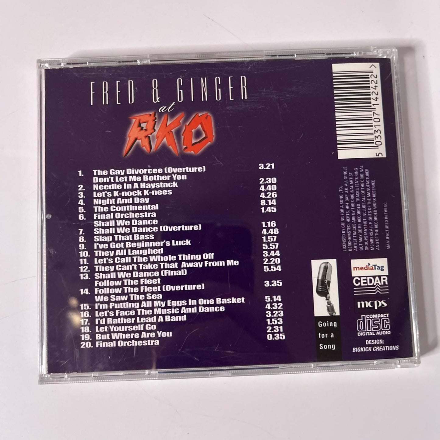 Fred Astaire And Ginger Rogers At RKO (CD) Album