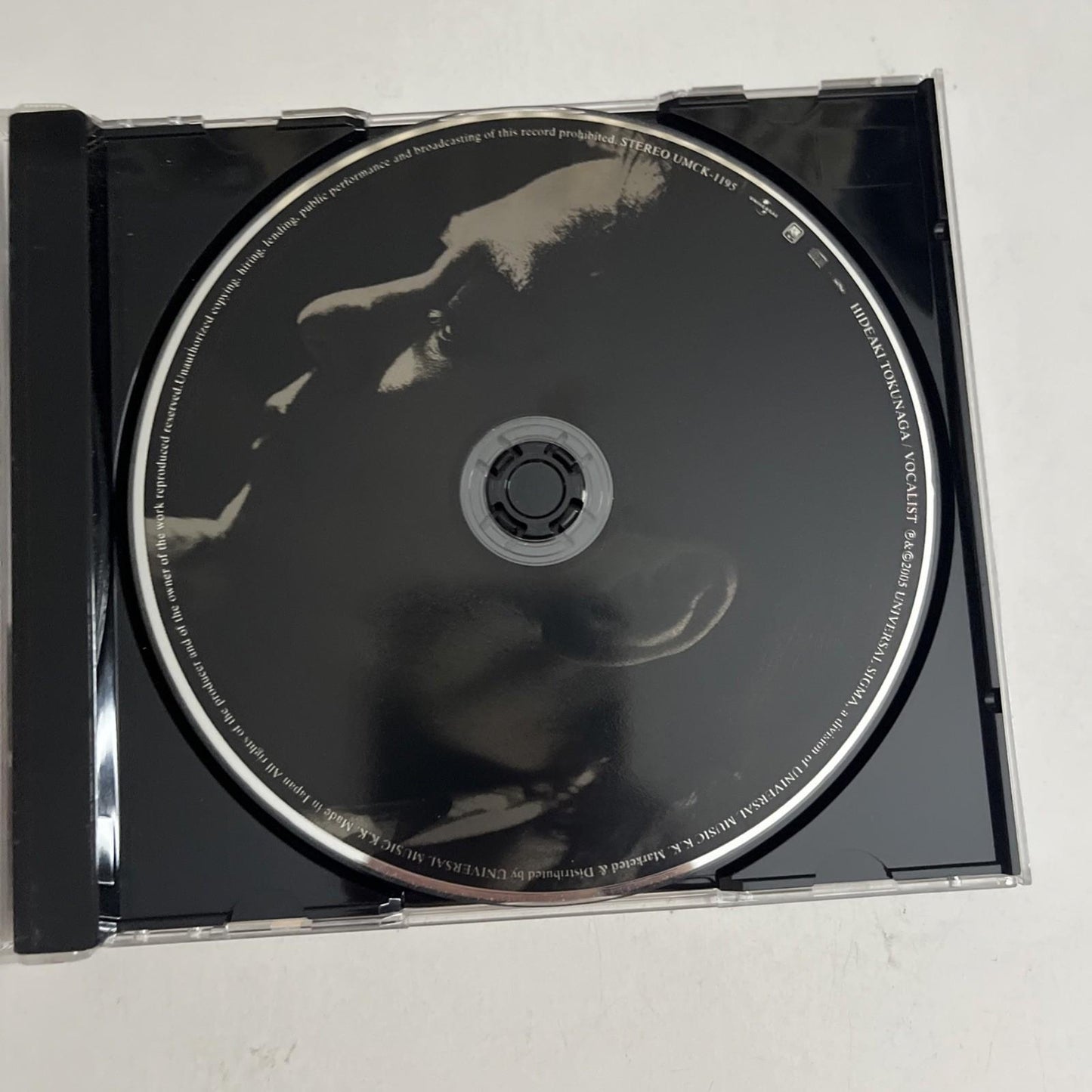 Hideaki Tokunaga – Vocalist (CD, 2005) Japan UMCK-1195