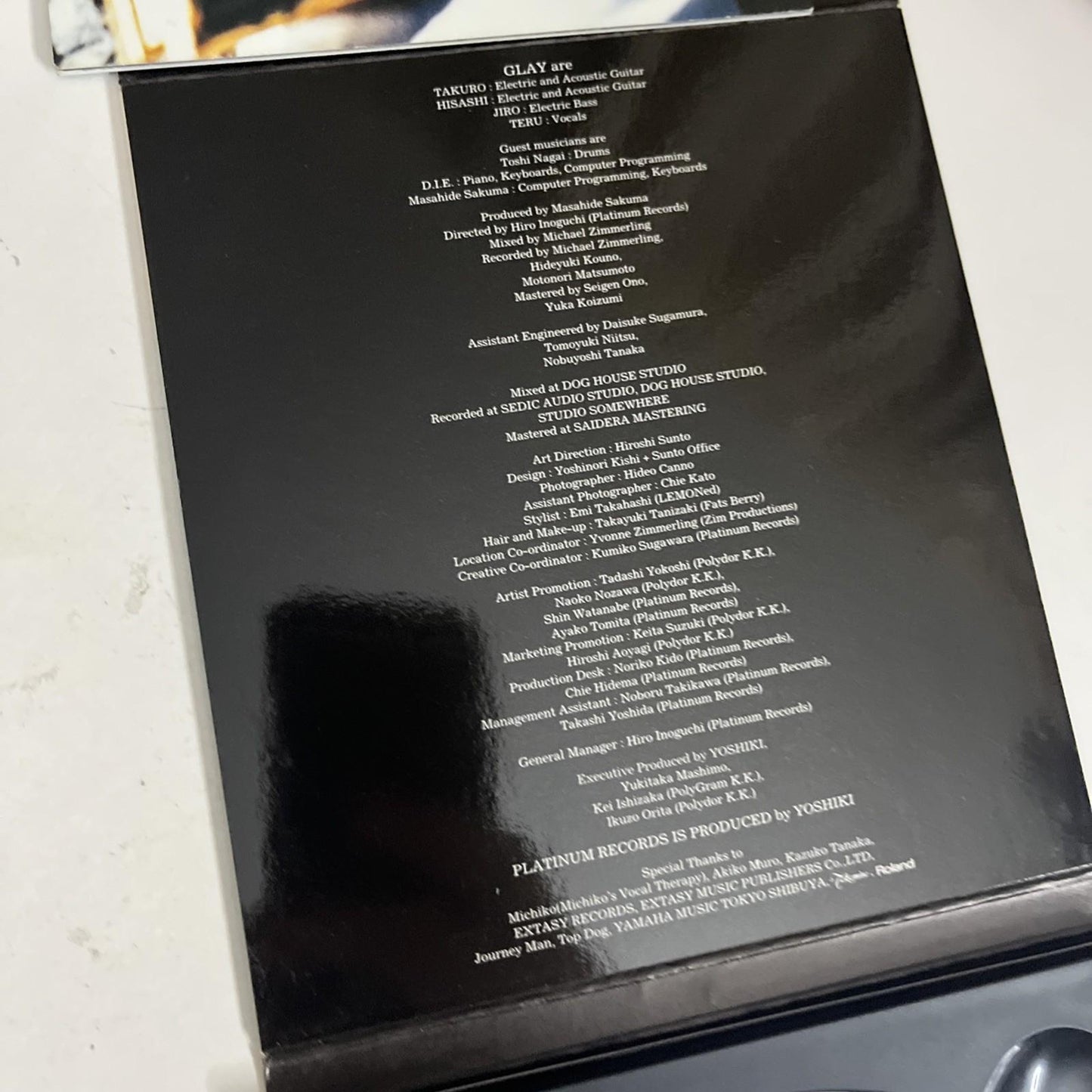 Glay – Beloved (CD, 1996) Japan Digipak POCH-7005